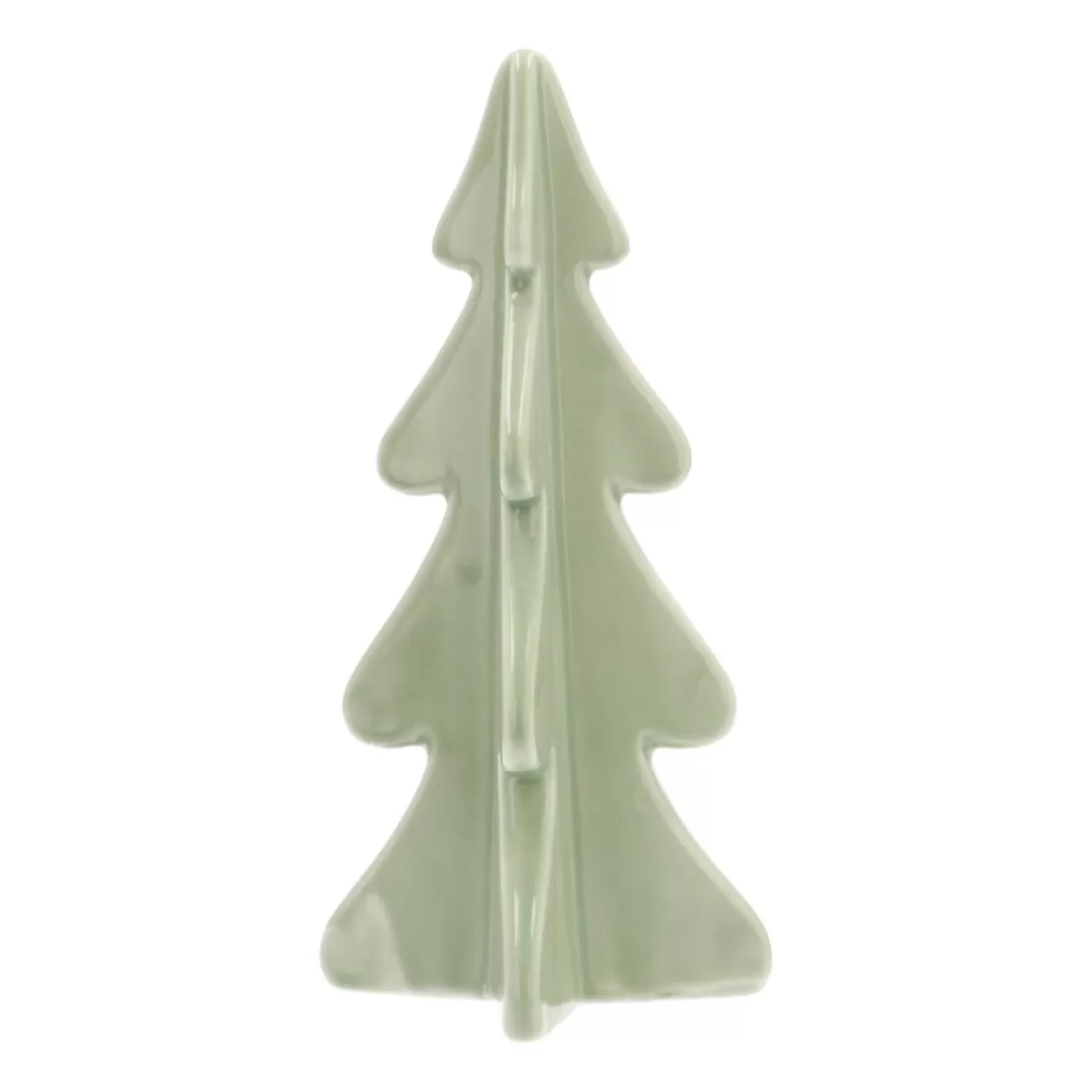 It's all about Christmas Christmas Figurines | All Christmas Decorations-3D Porcelain Christmas Tree | Mintgreen | 21 Cm