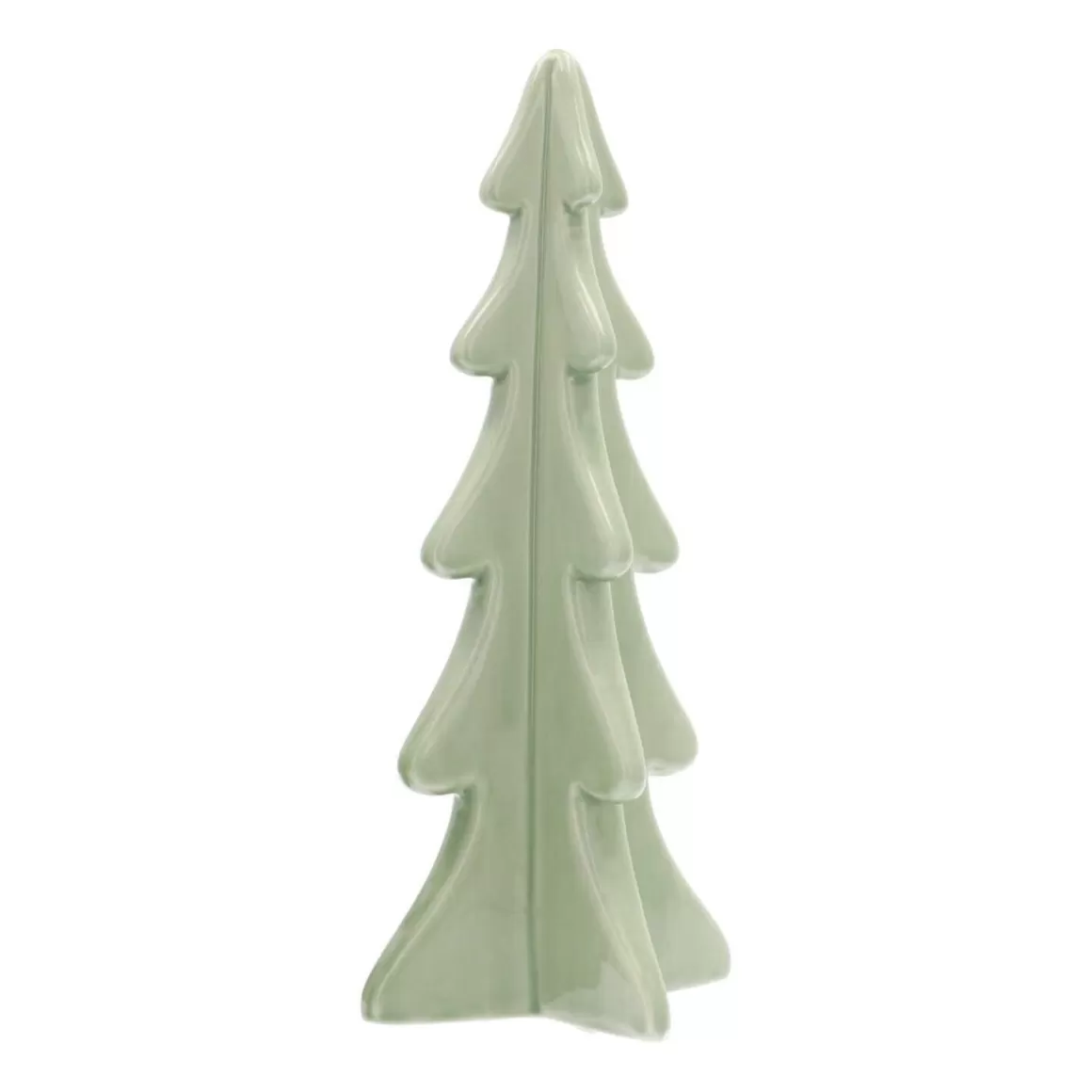 It's all about Christmas All Christmas Decorations | Christmas Trees-3D Porcelain Christmas Tree | Mintgreen | 28 Cm