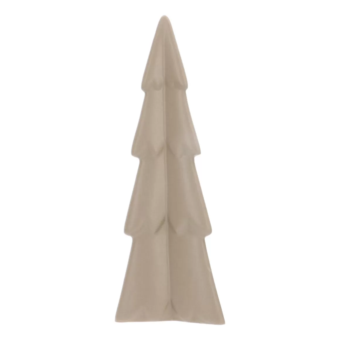 It's all about Christmas All Christmas Decorations | Christmas Trees-3D Porcelain Christmas Tree | Taupe | 22 Cm