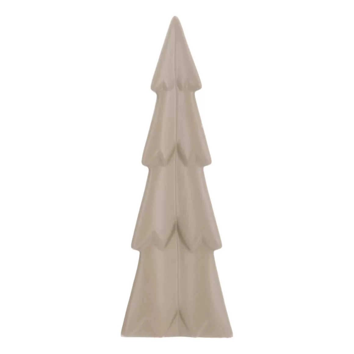 It's all about Christmas All Christmas Decorations | Christmas Trees-3D Porcelain Christmas Tree | Taupe | 28 Cm