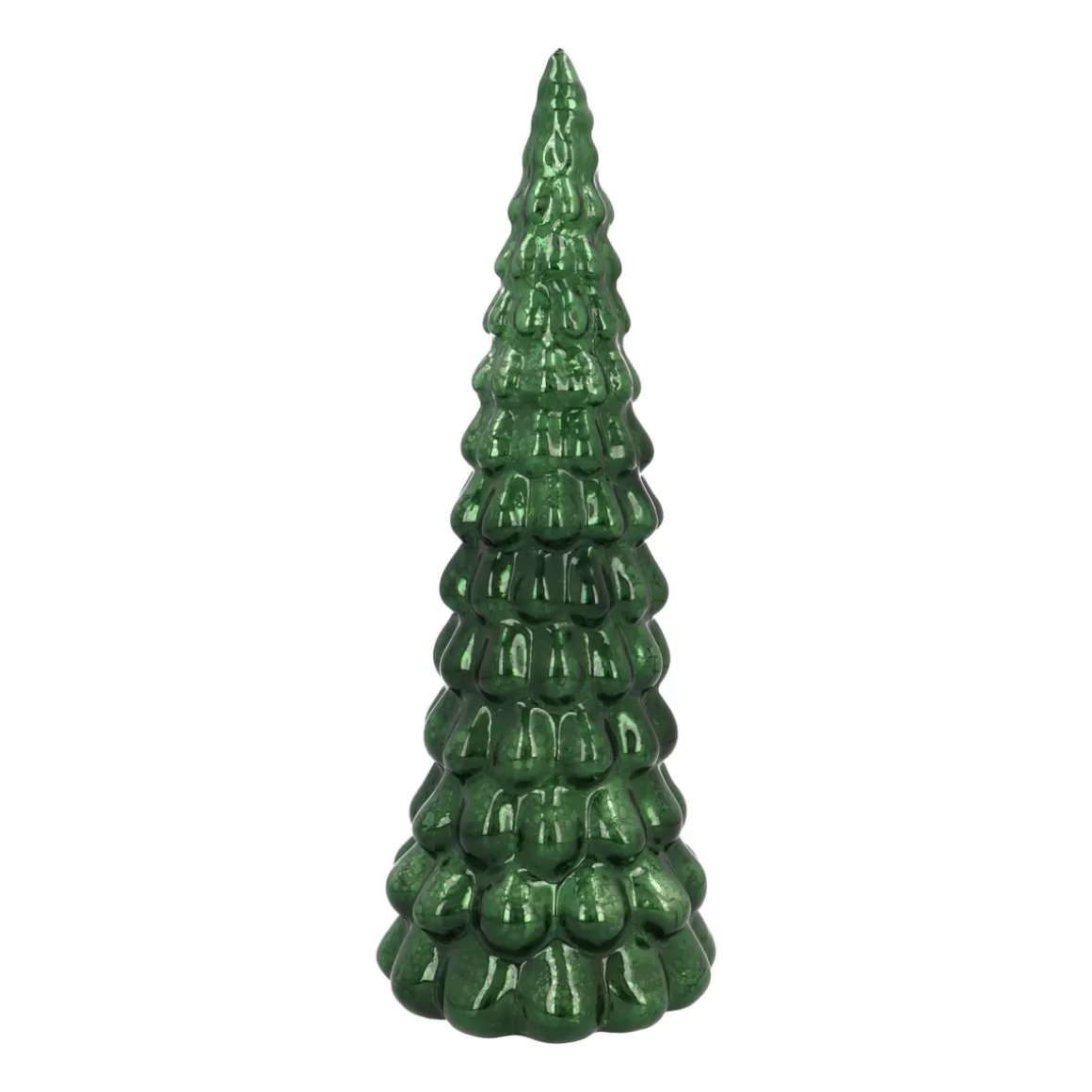 It's all about Christmas Christmas Trees | Christmas Figurines-Atmospheric Deep Green LED Christmas Tree With Embossed Design