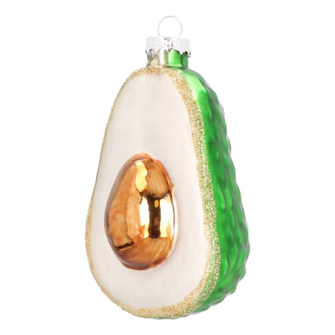 It's all about Christmas Christmas Ornaments-Avocado Glass Hanging Figurine 9.5cm Green