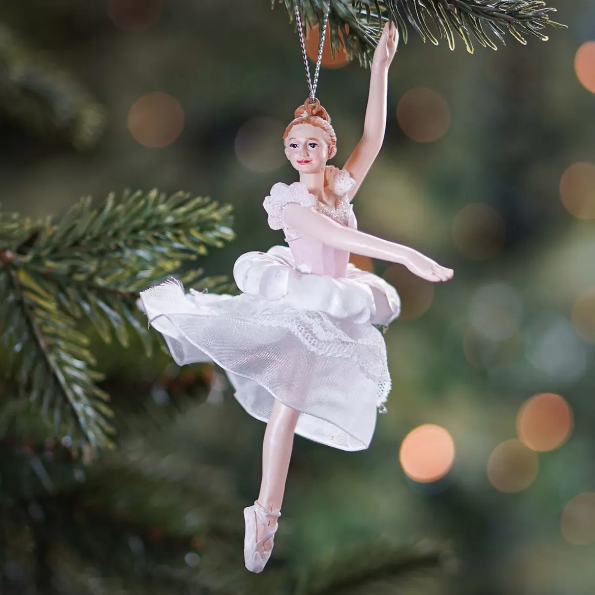 It's all about Christmas Christmas Ornaments-Ballerina Ornament | Pink | Polyresin | 16cm