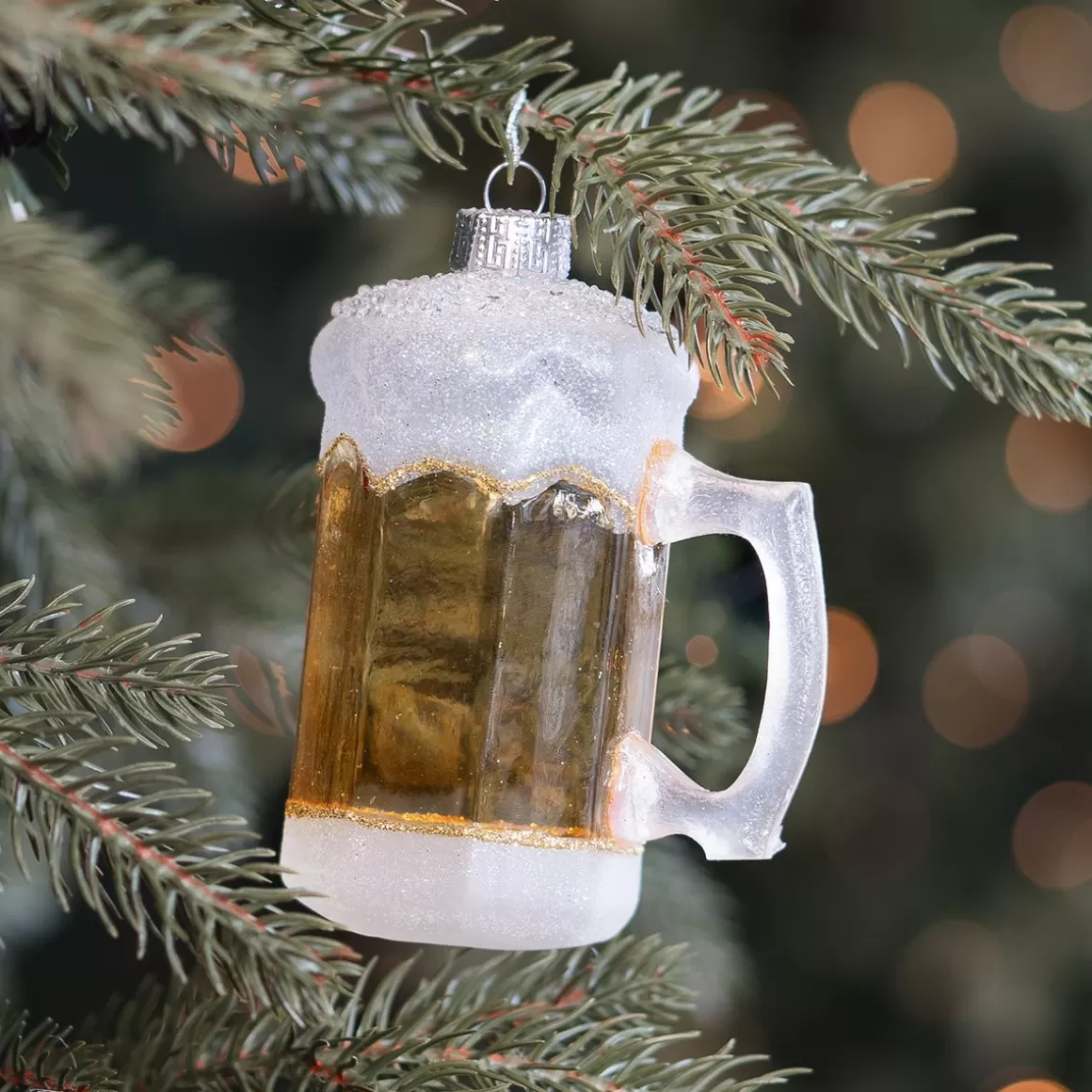 It's all about Christmas Christmas Ornaments-Beer Christmas Ornament | Glass | 9 Cm