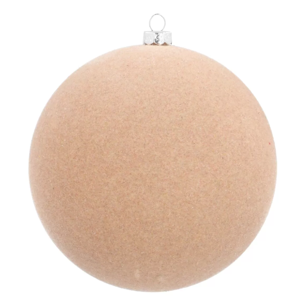 It's all about Christmas Christmas Baubles By Colour-Beige Velvet Unbreakable Christmas Bauble