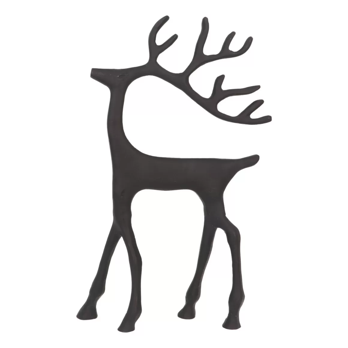 It's all about Christmas Home Accessories For Christmas | Christmas Figurines-Black Reindeer With Elegant Antlers