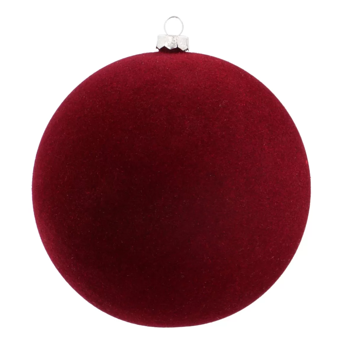 It's all about Christmas Christmas Baubles By Colour | Plastic Christmas Baubles-Burgundy Red Velvet Unbreakable Christmas Bauble