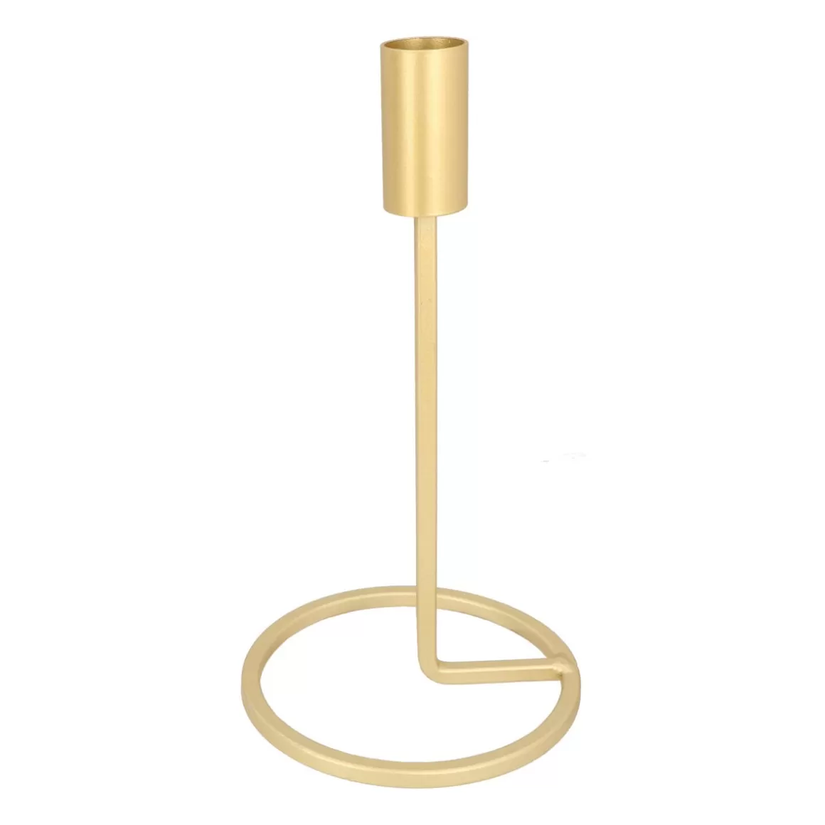 It's all about Christmas All Christmas Decorations | Home Accessories For Christmas-Candle Holder Matt Gold | 20 Cm | Metal