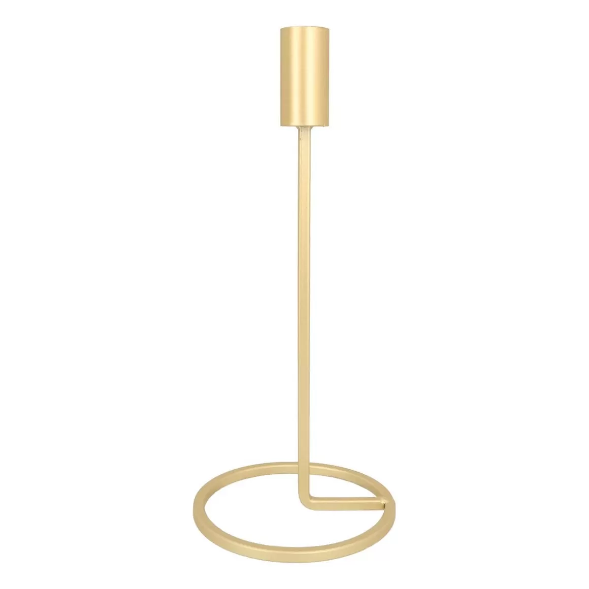 It's all about Christmas All Christmas Decorations | Home Accessories For Christmas-Candle Holder Matt Gold | 25 Cm | Metal