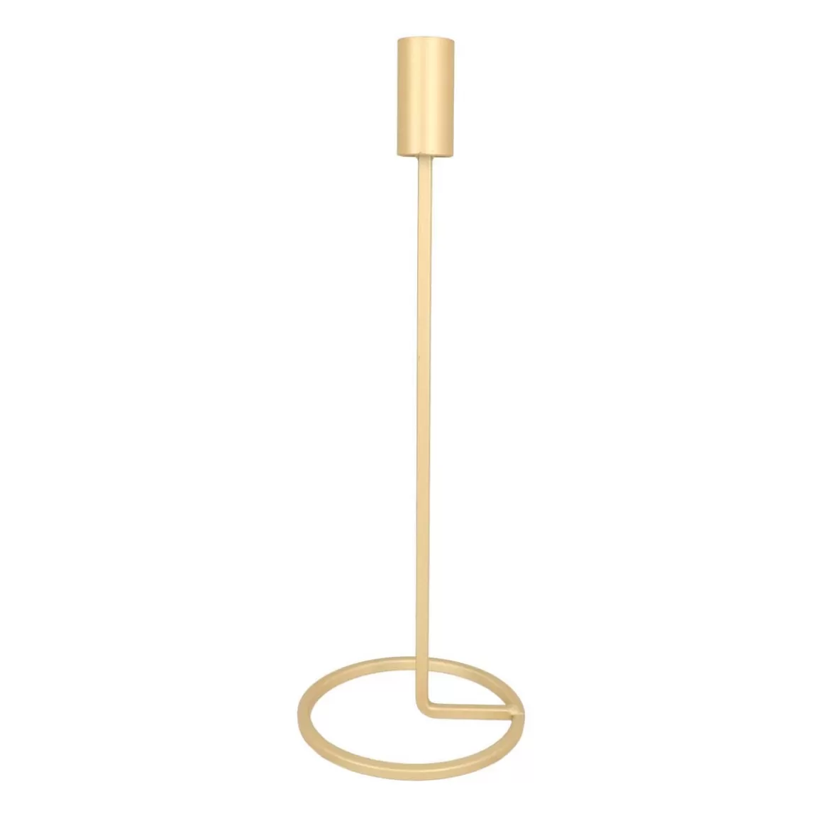 It's all about Christmas Home Accessories For Christmas-Candle Holder Matt Gold | 32 Cm | Metal