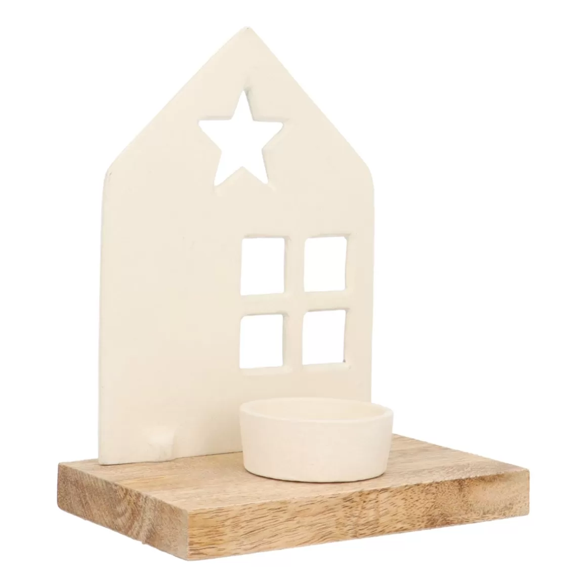 It's all about Christmas Home Accessories For Christmas | Candles-Charming White House With Tealight Holder