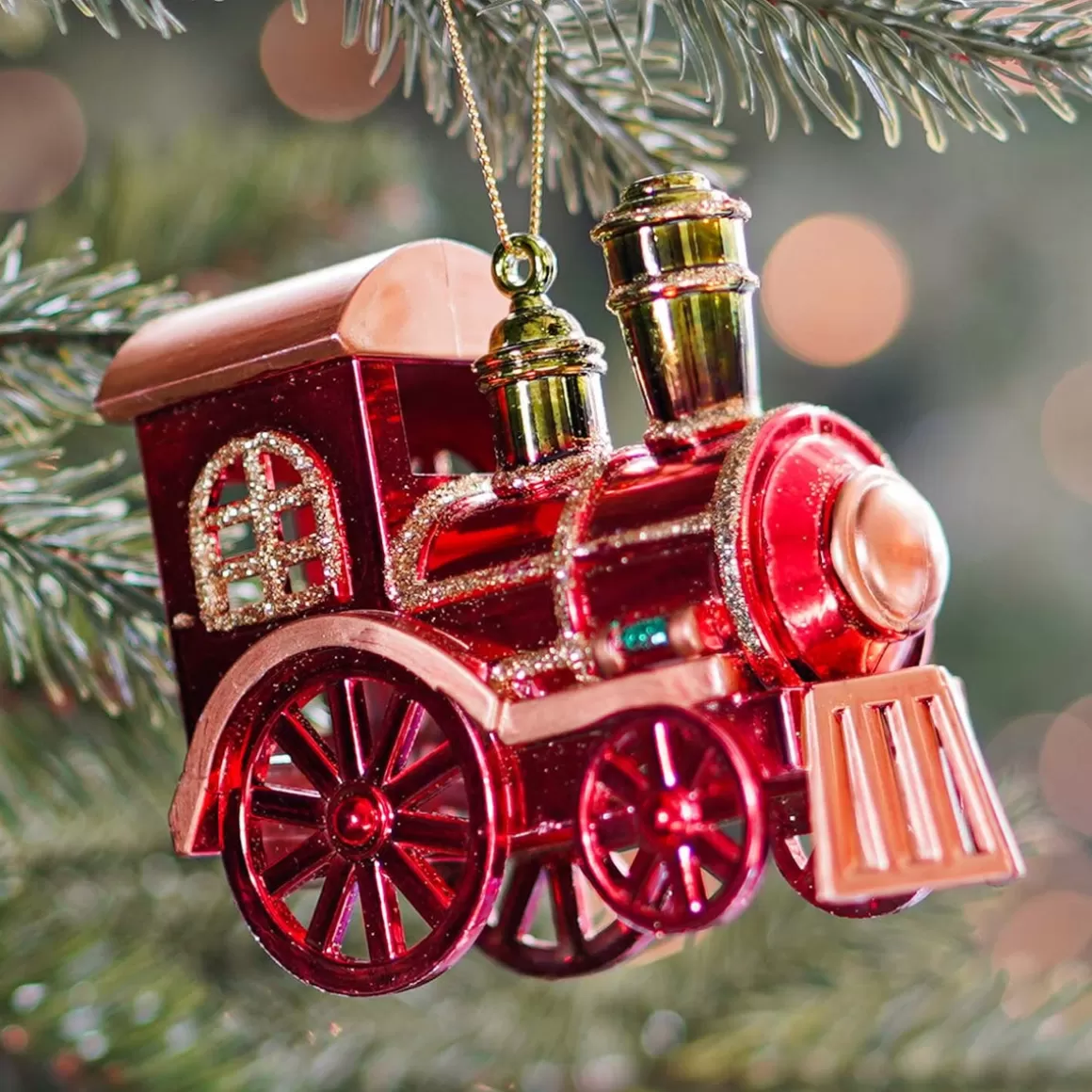 It's all about Christmas Christmas Ornaments-Choo-Choo Train Christmas Ornament | Shatterproof | 10cm