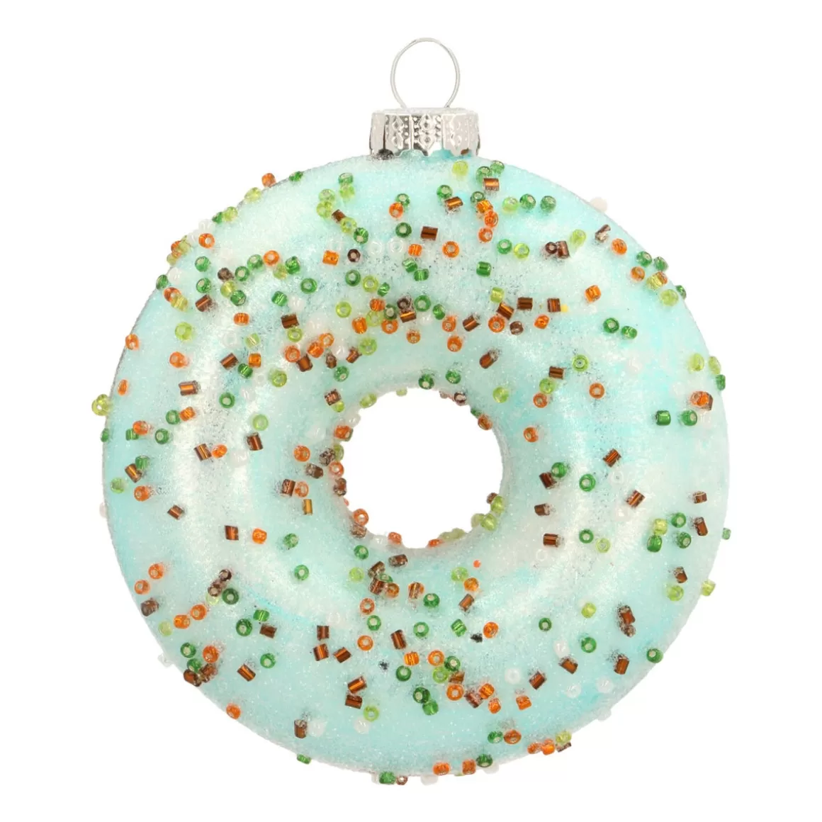 It's all about Christmas Christmas Ornaments-Christmas Ornament Donut 10cm Light Blue