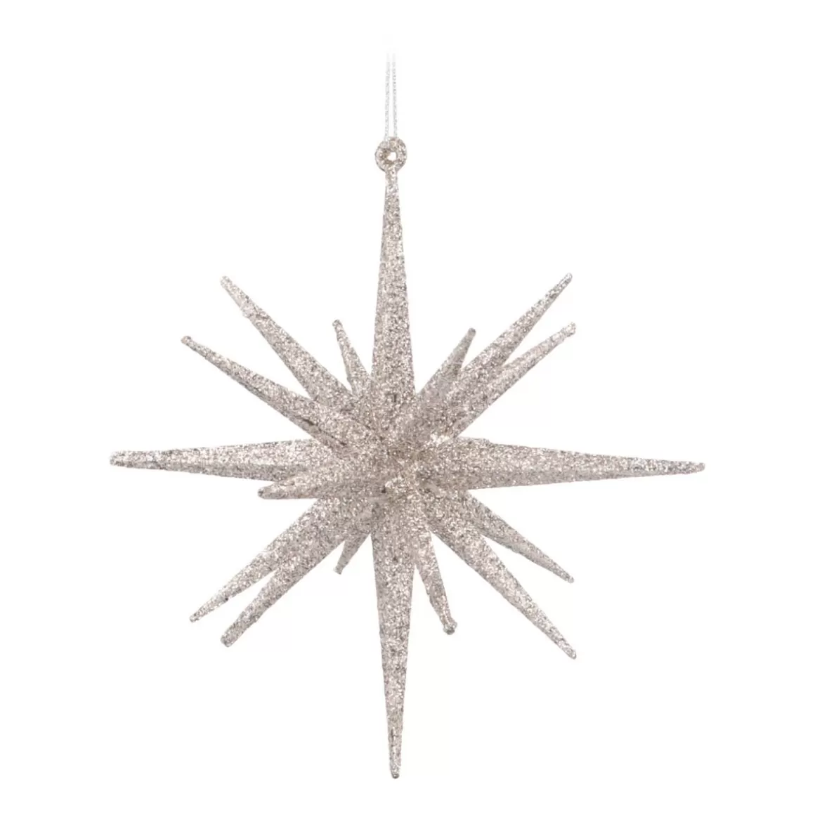 It's all about Christmas Christmas Ornaments-Christmas Ornament Geometric Star | 3D | Champagne | Plastic | 15cm