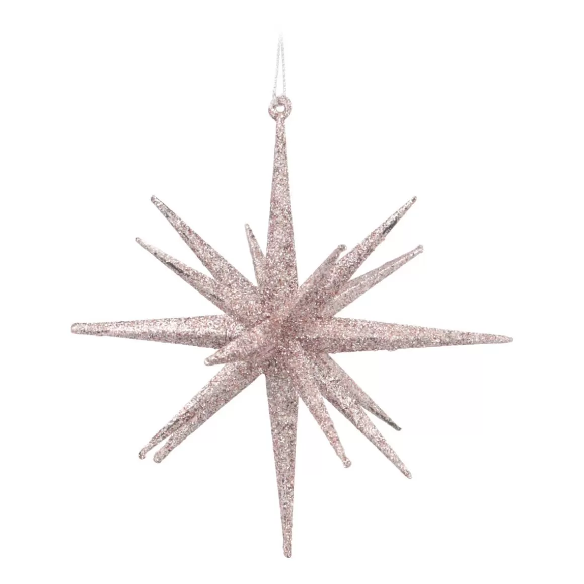 It's all about Christmas Christmas Ornaments-Christmas Ornament Geometric Star | 3D | Pink | Plastic | 11cm