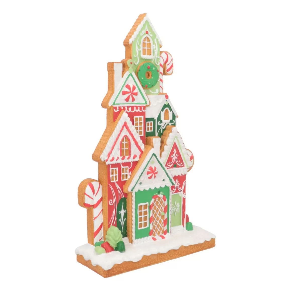 It's all about Christmas Christmas Houses In All Shapes And Sizes-Christmas Ornament Gingerbread Houses | Polyresin | 41cm