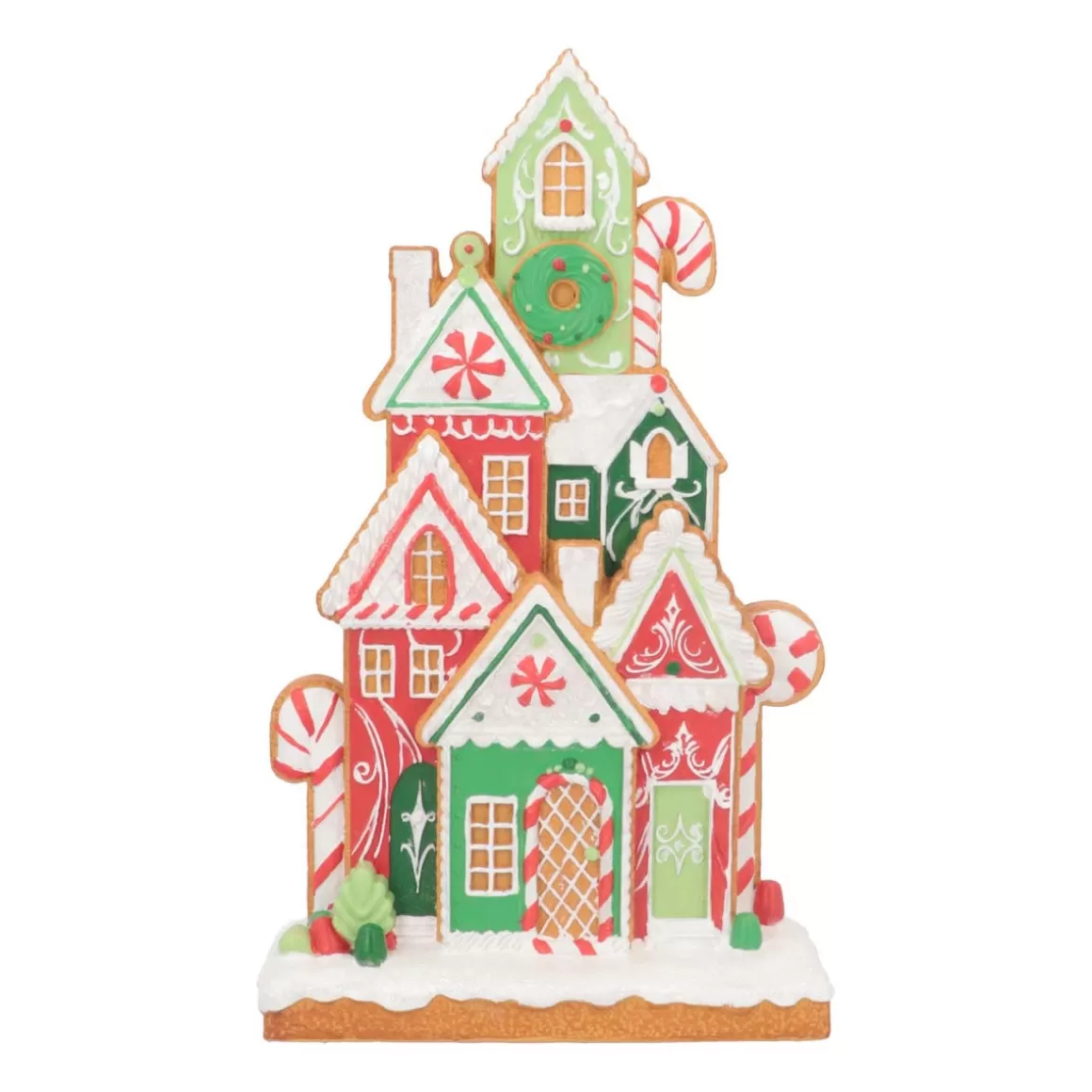 It's all about Christmas Christmas Houses In All Shapes And Sizes-Christmas Ornament Gingerbread Houses | Polyresin | 41cm