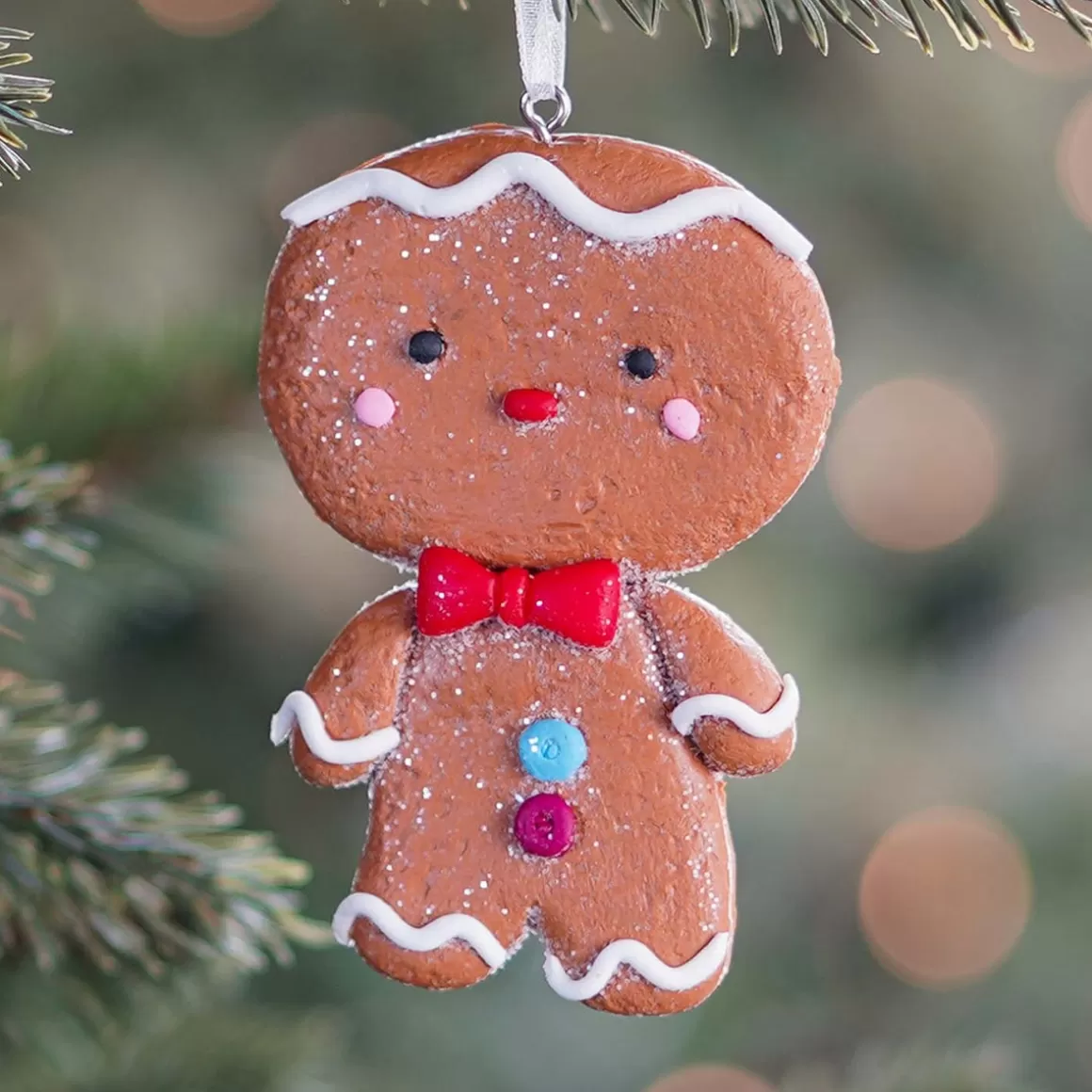 It's all about Christmas Christmas Ornaments-Christmas Ornament Gingerbread Man | Handmade | 8,5 Cm