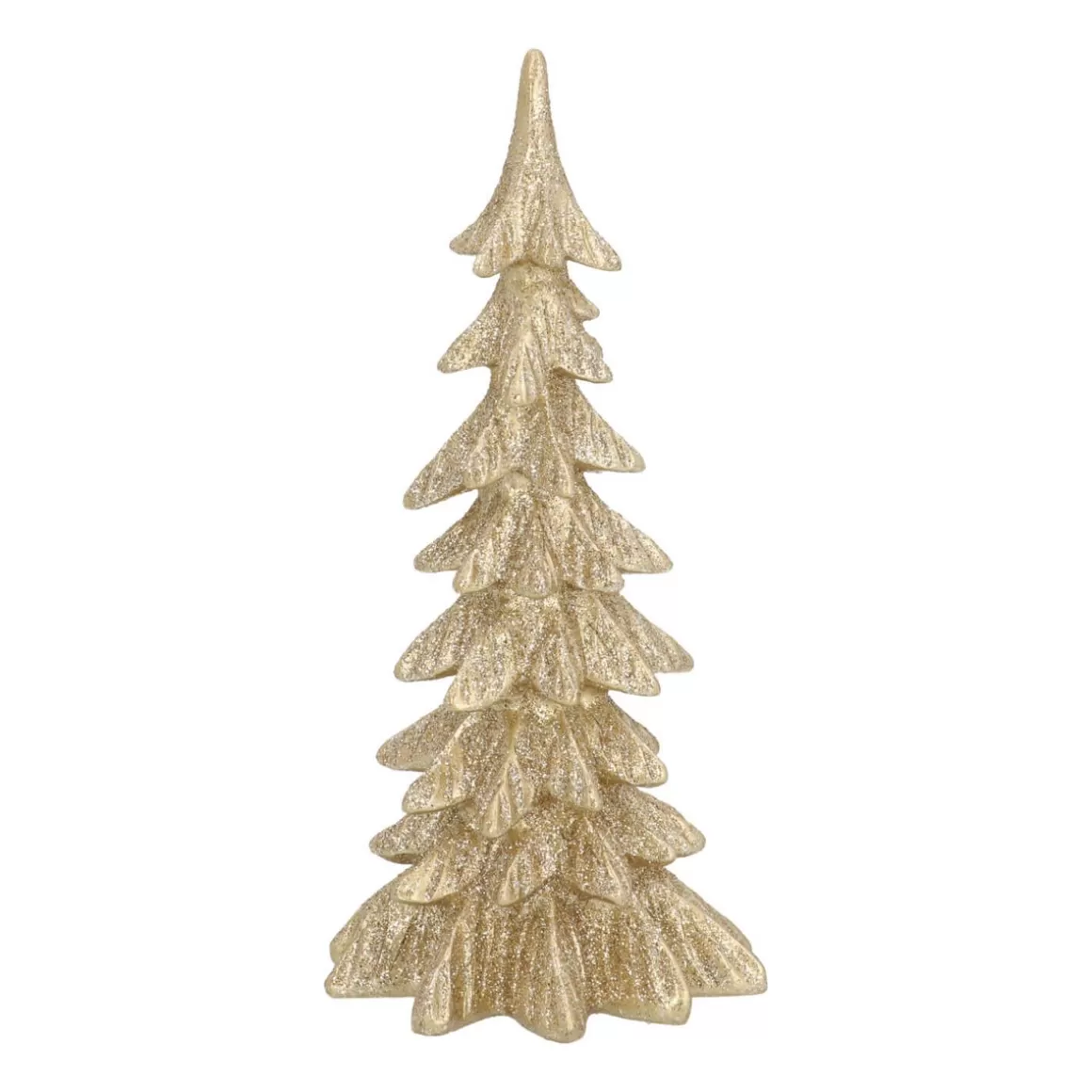 It's all about Christmas Christmas Figurines | Christmas Trees-Christmas Tree Champagne 19cm Polyresin