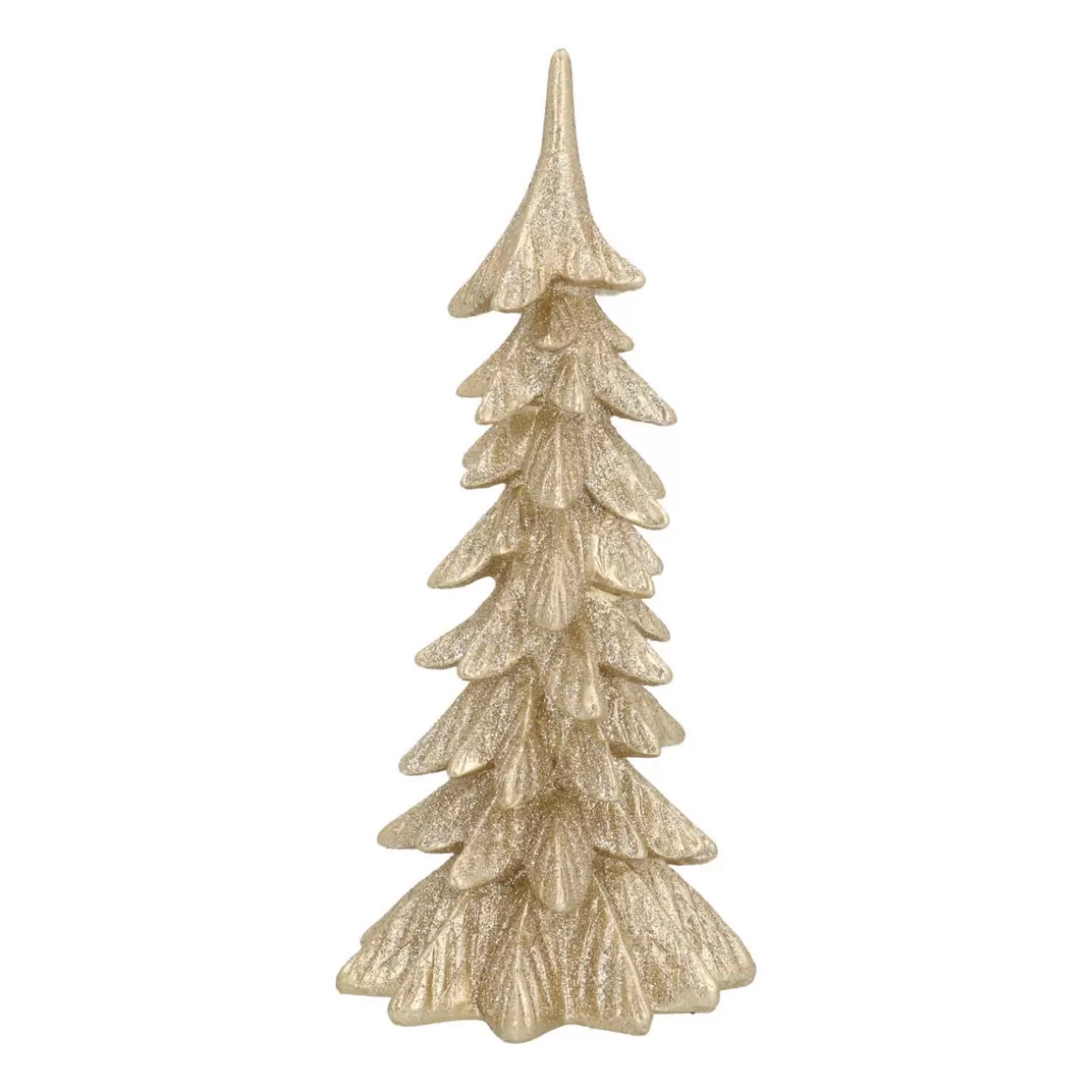 It's all about Christmas Christmas Trees | Christmas Figurines-Christmas Tree Champagne 27cm Polyresin