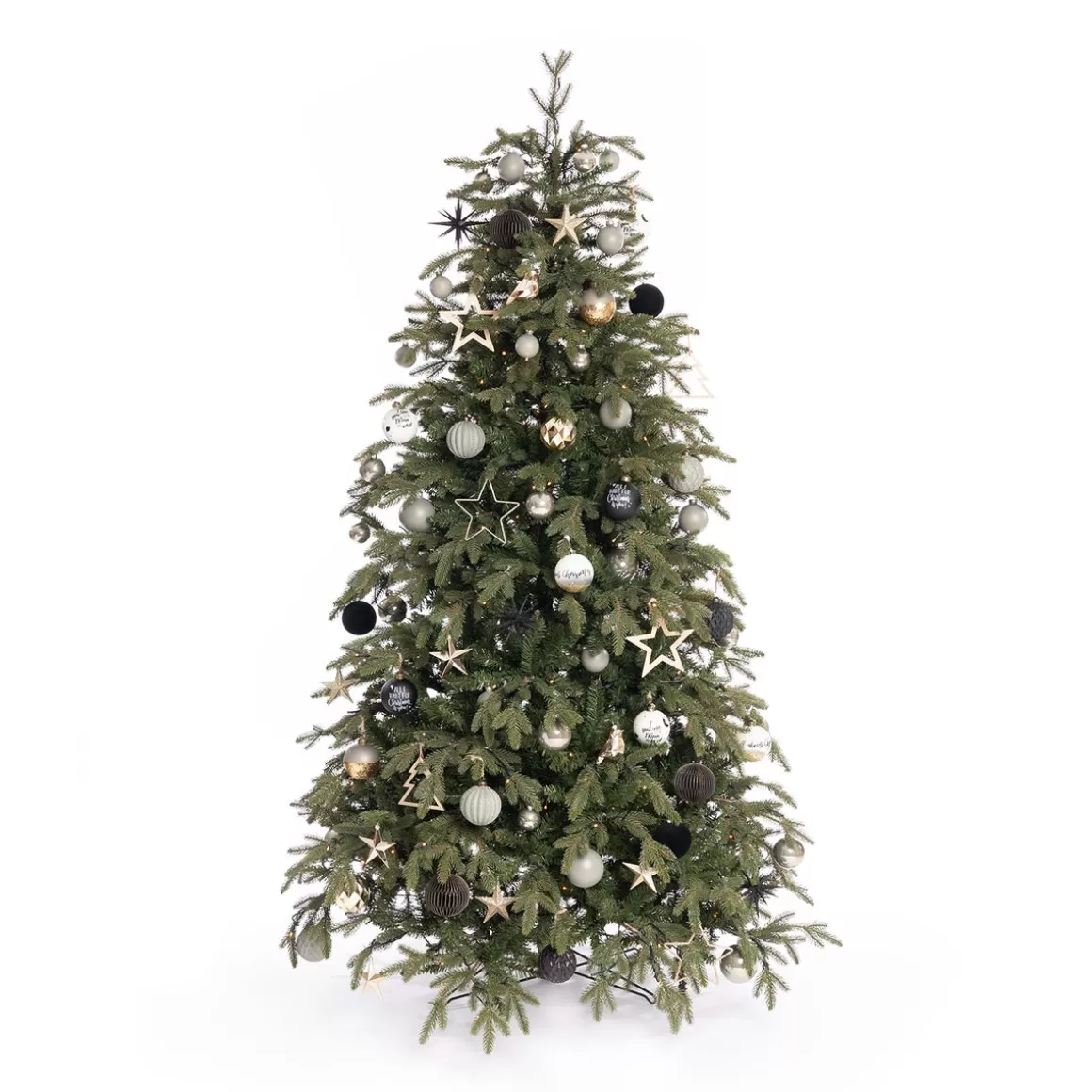 It's all about Christmas Christmas Tree Bundles-Christmas Tree Package 'Modern Elegance': Modern Ornaments And Luxurious Materials