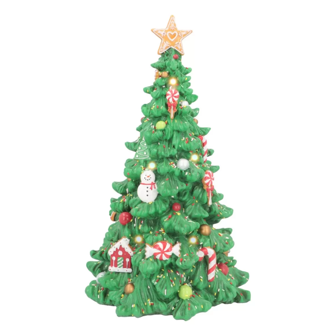 It's all about Christmas Christmas Trees | Christmas Figurines-Christmas Tree With Candy Decoration | Polyresin | With LED | 40cm