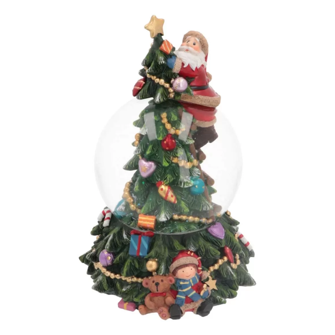 It's all about Christmas Snowglobes-Christmas Tree With Snow Globe | Music | ⌀9cm | 19cm Tall