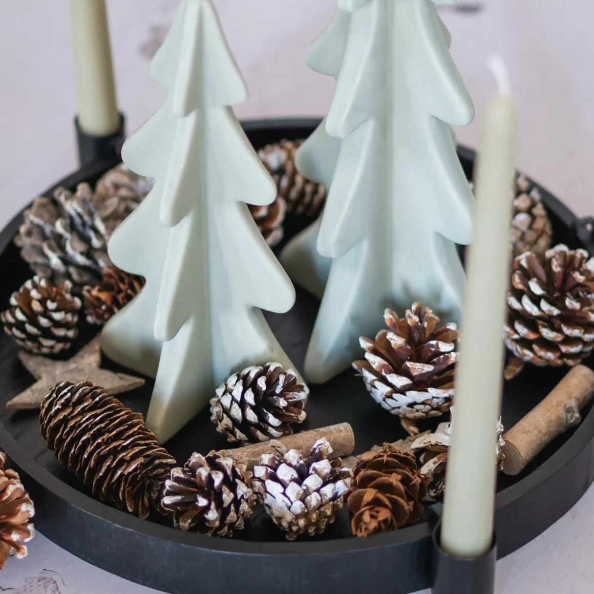 It's all about Christmas Home Accessories For Christmas | Christmas Trees-Cottage Green Porcelain Christmas Tree