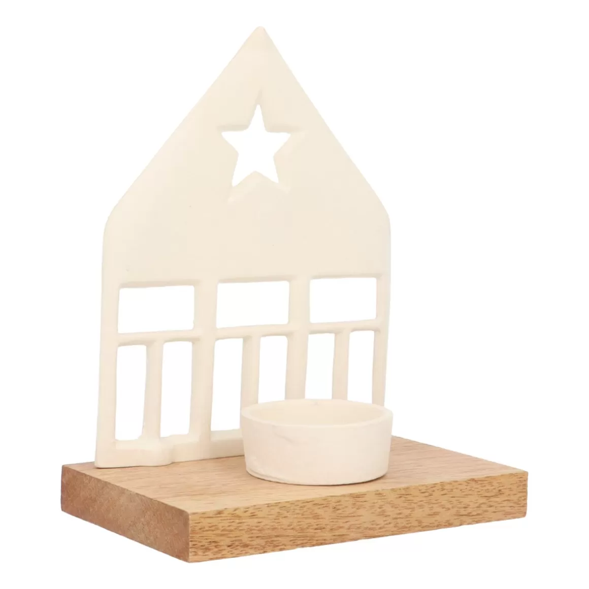 It's all about Christmas Home Accessories For Christmas | Candles-Cozy White House With Tealight Holder