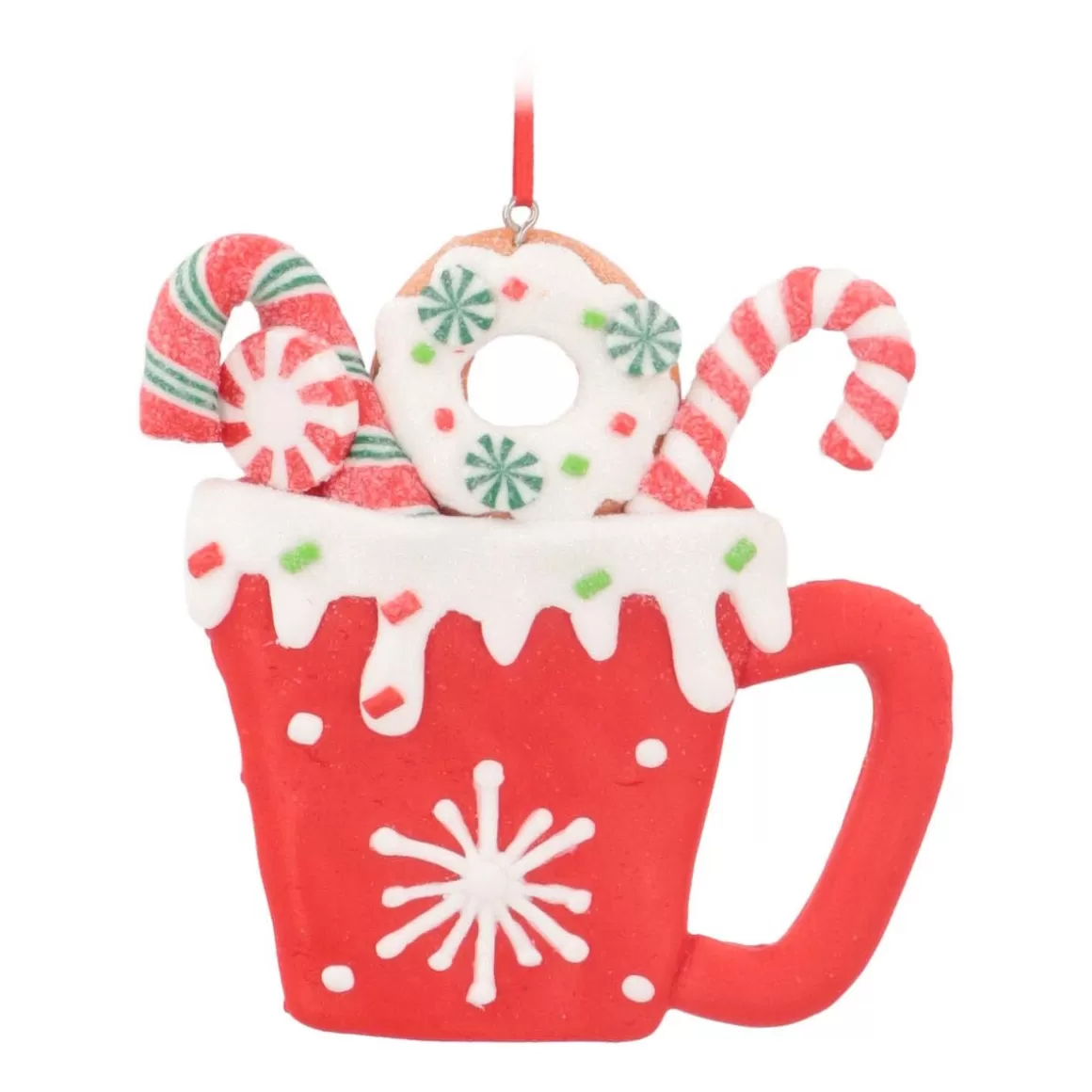 It's all about Christmas Christmas Ornaments-Cup Christmas Ornament | Clay | Multicolored | 11cm
