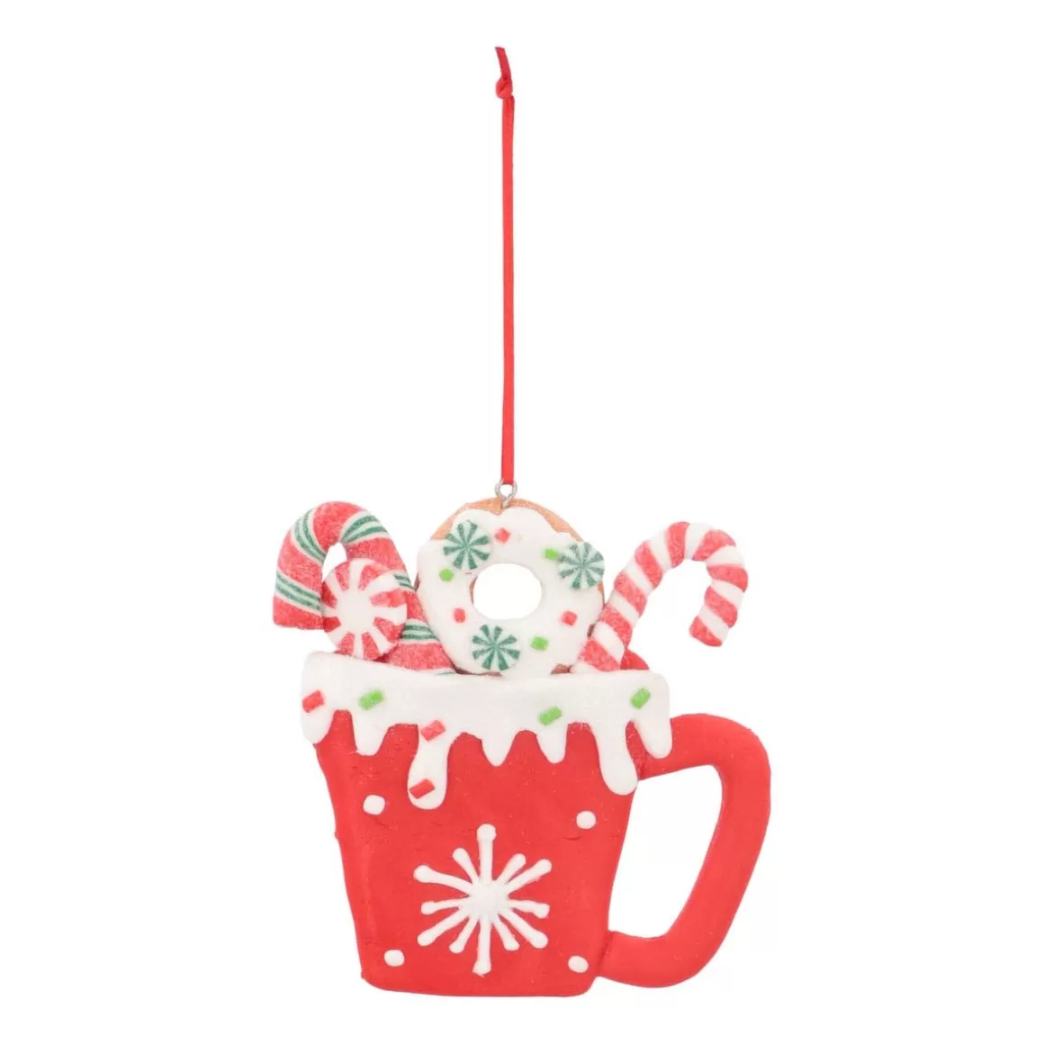 It's all about Christmas Christmas Ornaments-Cup Christmas Ornament | Clay | Multicolored | 11cm