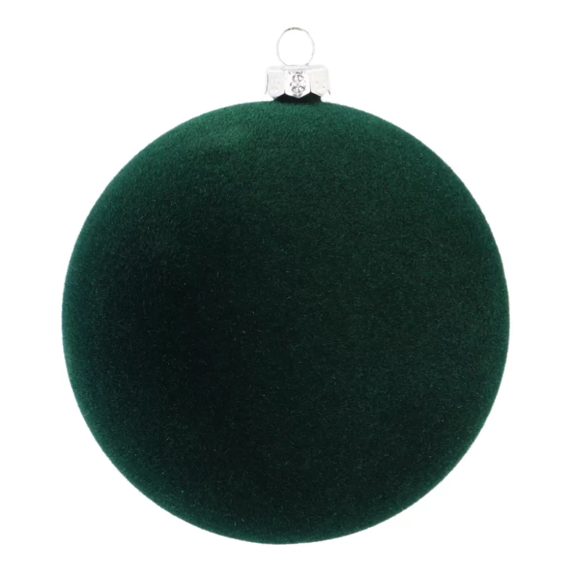 It's all about Christmas Christmas Baubles By Colour | Plastic Christmas Baubles-Dark Green Velvet Unbreakable Christmas Bauble