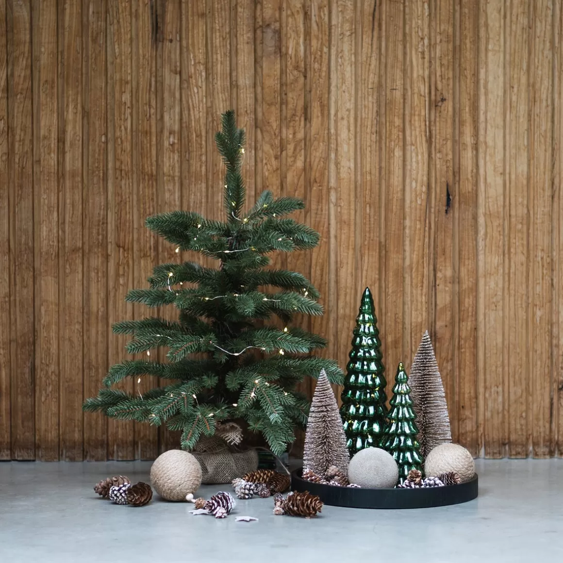 It's all about Christmas All Christmas Decorations | Christmas Trees-Deco Christmas Tree 20cm Champagne