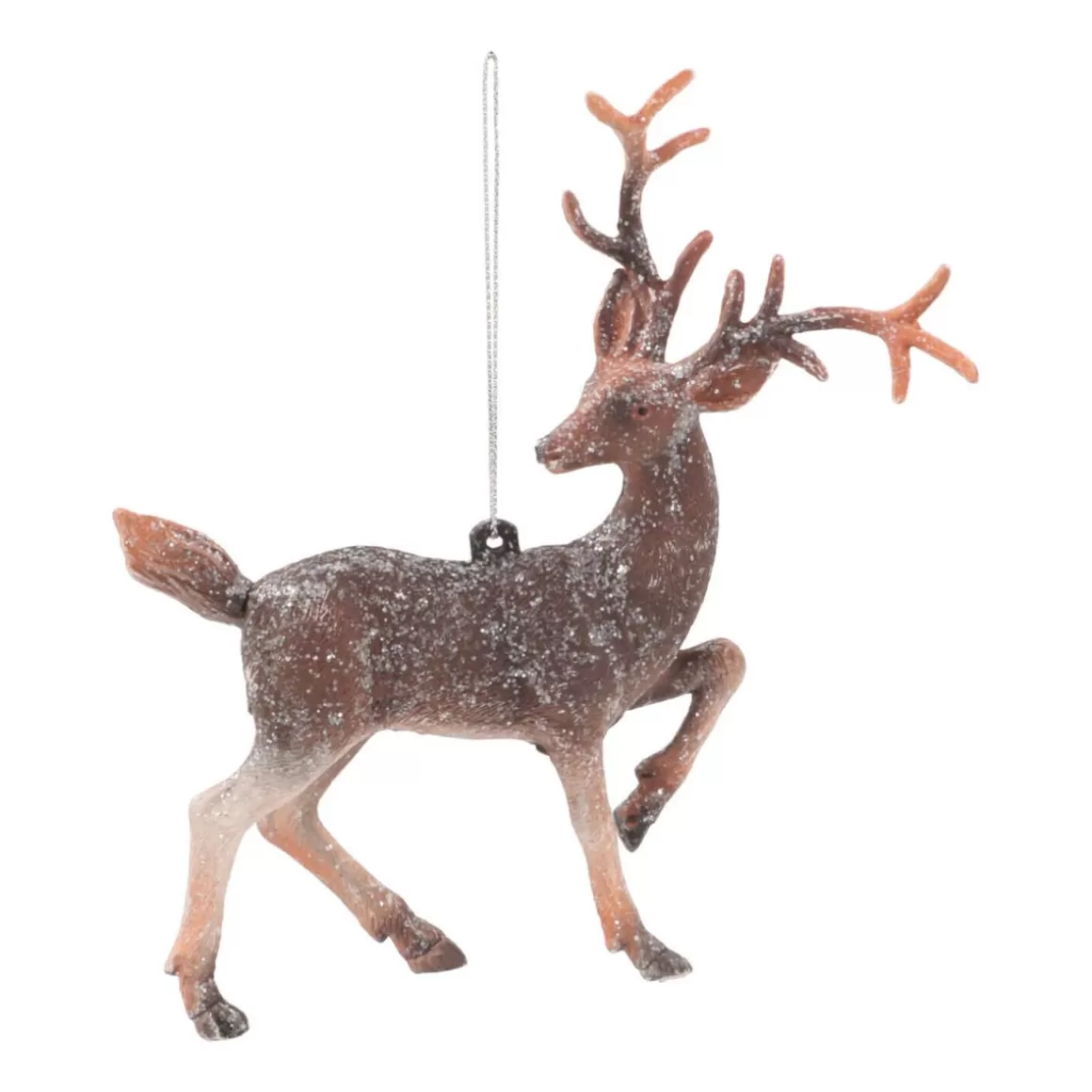 It's all about Christmas All Christmas Decorations | Christmas Ornaments-Deer Christmas Ornament | Brown | 15 Cm