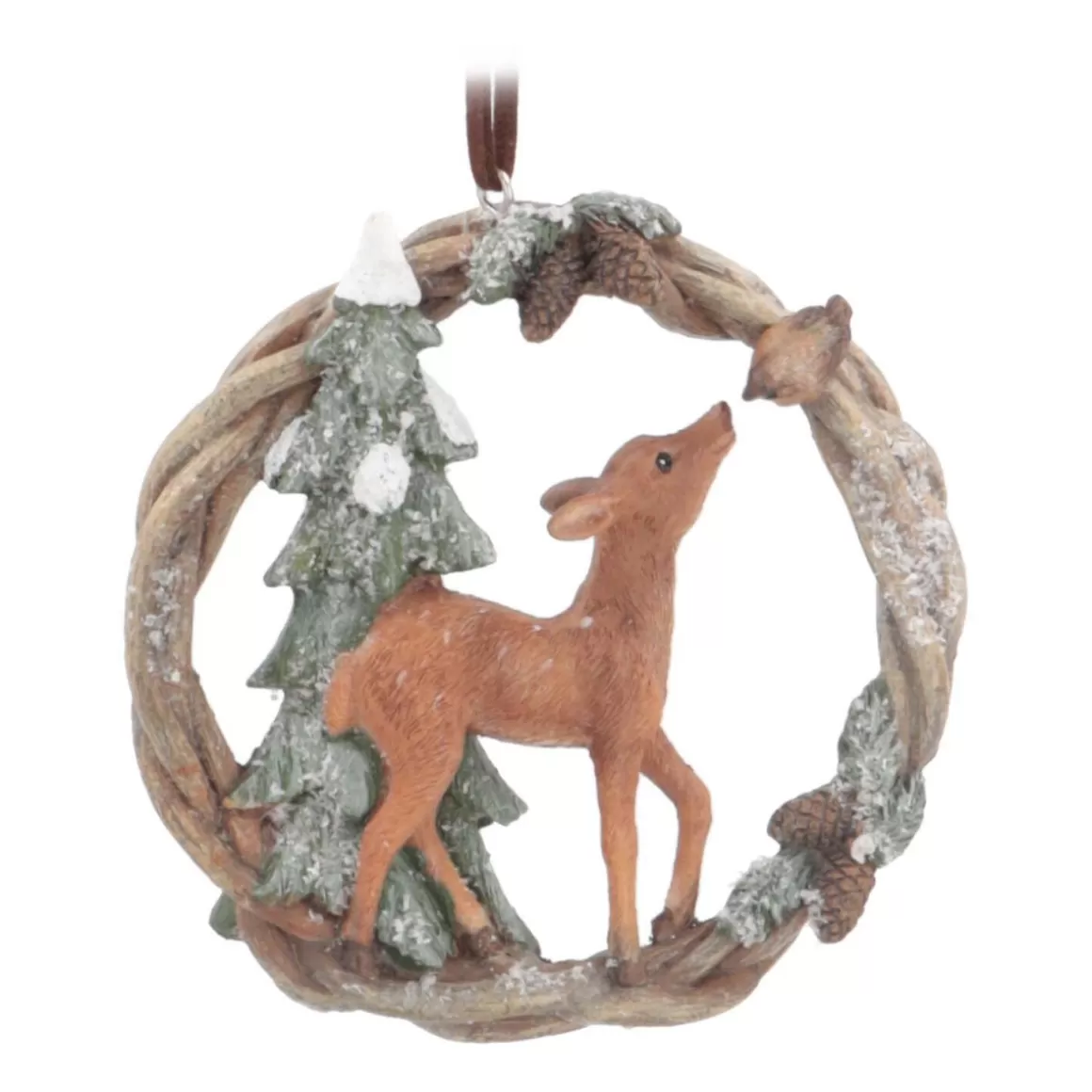 It's all about Christmas Christmas Ornaments-Deer Christmas Ornament | Polyresin | 10cm