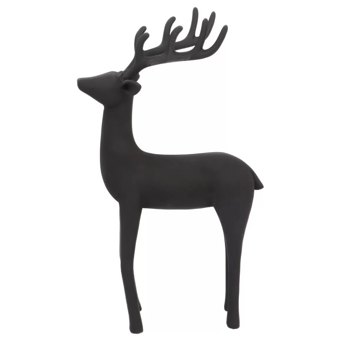 It's all about Christmas Home Accessories For Christmas | Christmas Figurines-Elegant Black Reindeer Figurine