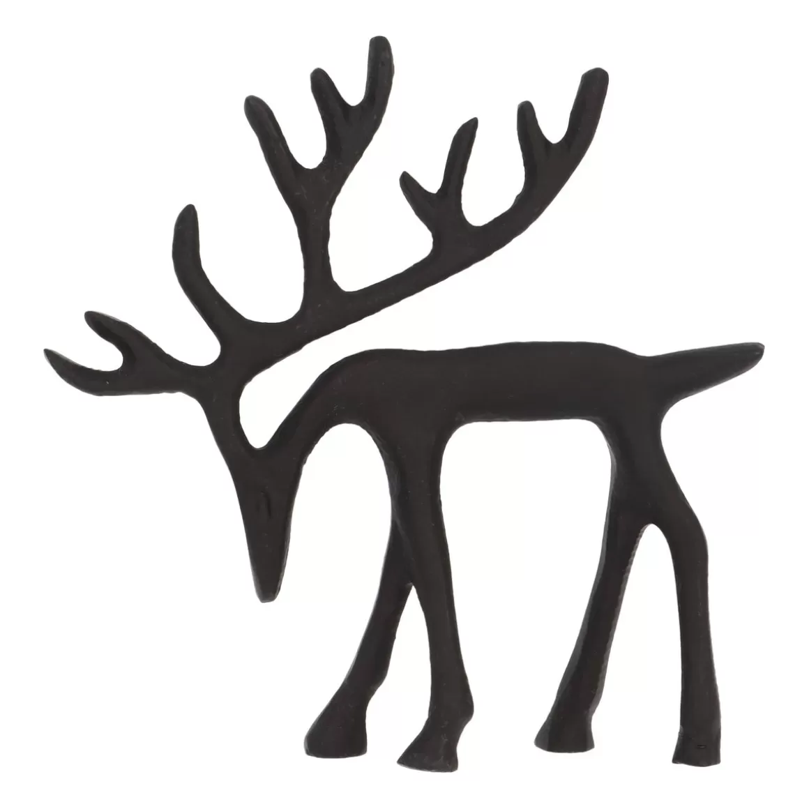 It's all about Christmas Home Accessories For Christmas | Christmas Figurines-Elegant Black Reindeer With Head Down