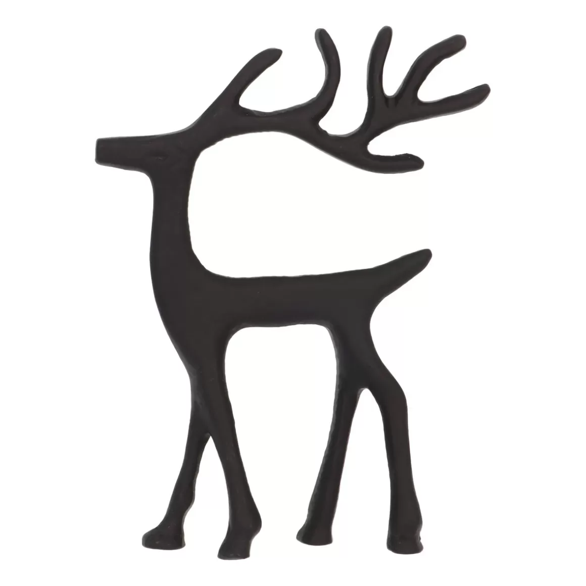 It's all about Christmas Home Accessories For Christmas | Christmas Figurines-Elegant Black Reindeer With Head Up