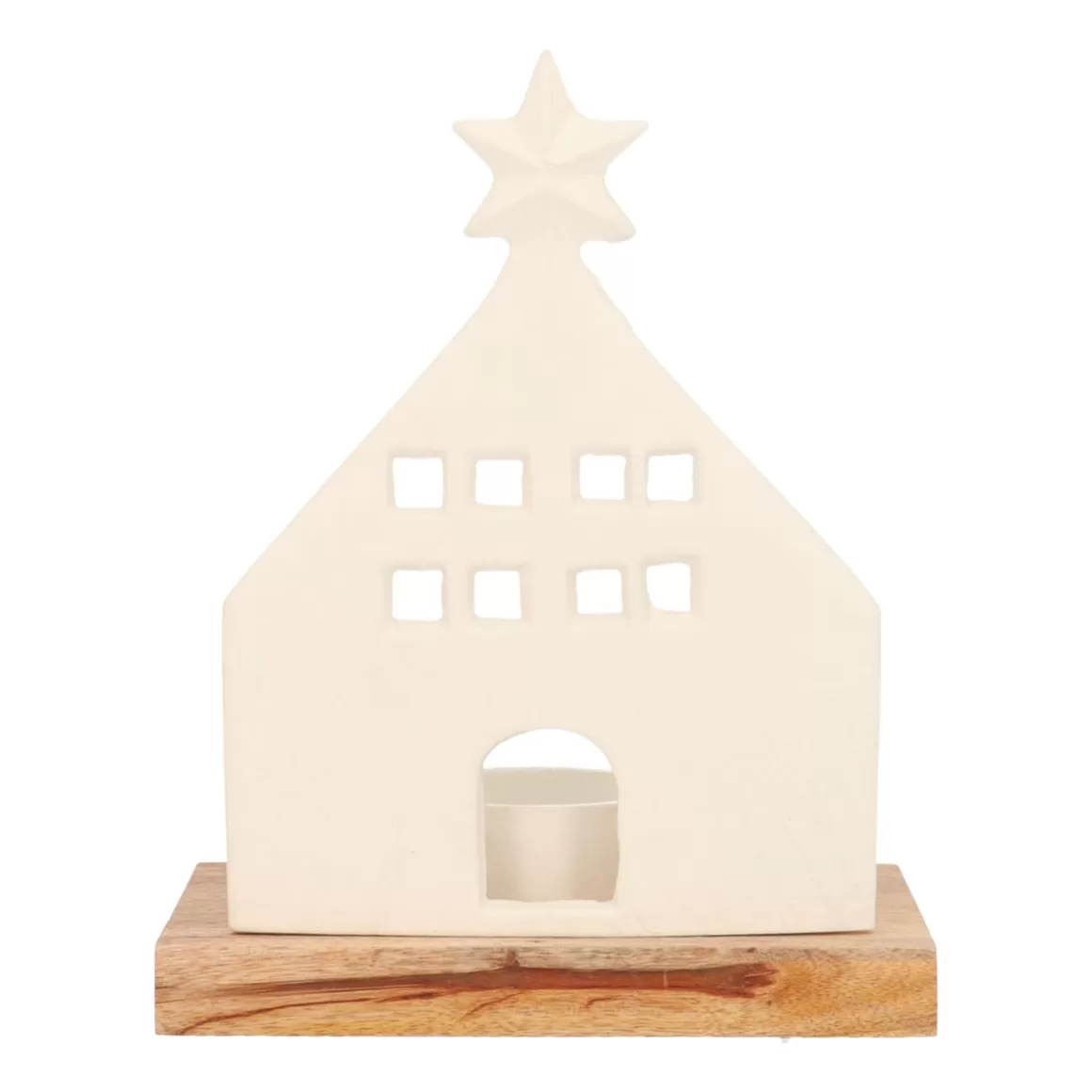 It's all about Christmas Home Accessories For Christmas | Candles-Elegant White House With Tealight Holder