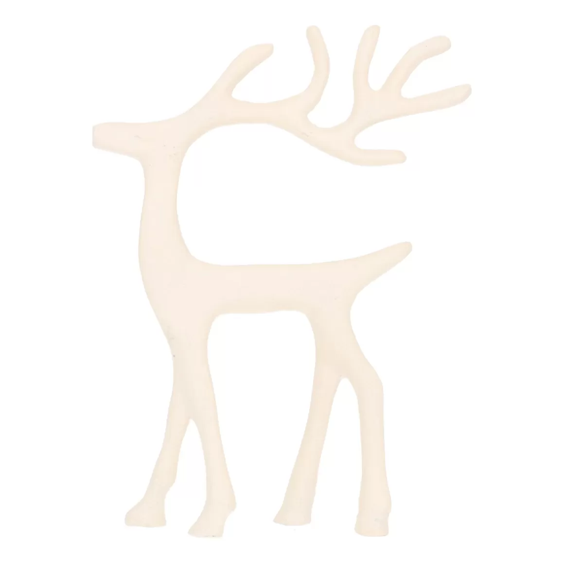 It's all about Christmas Home Accessories For Christmas | Christmas Figurines-Elegant White Reindeer With Head Up