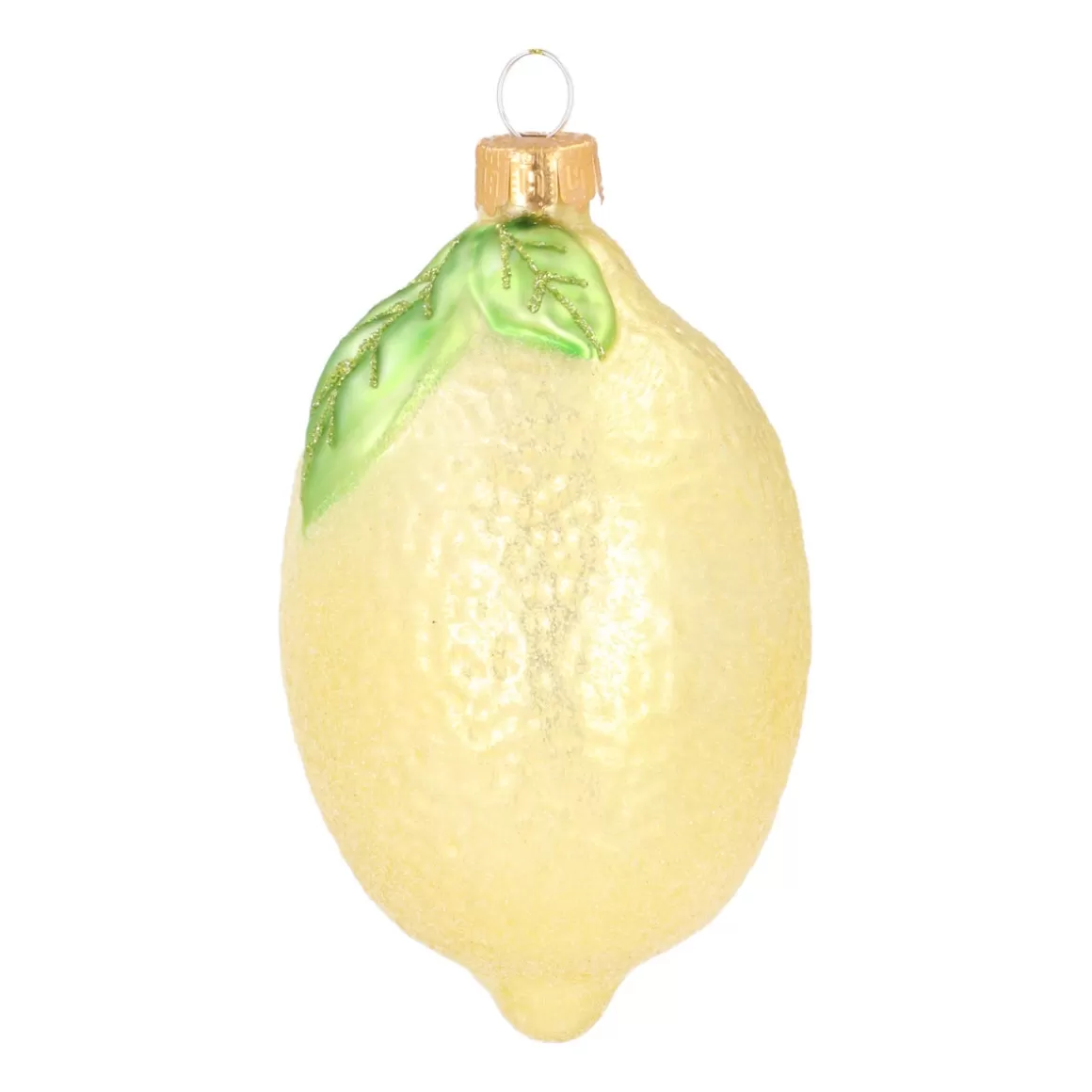 It's all about Christmas Christmastree Decorations Glass | Christmas Ornaments-Fresh Lemon Ornament For A Cheerful Tree