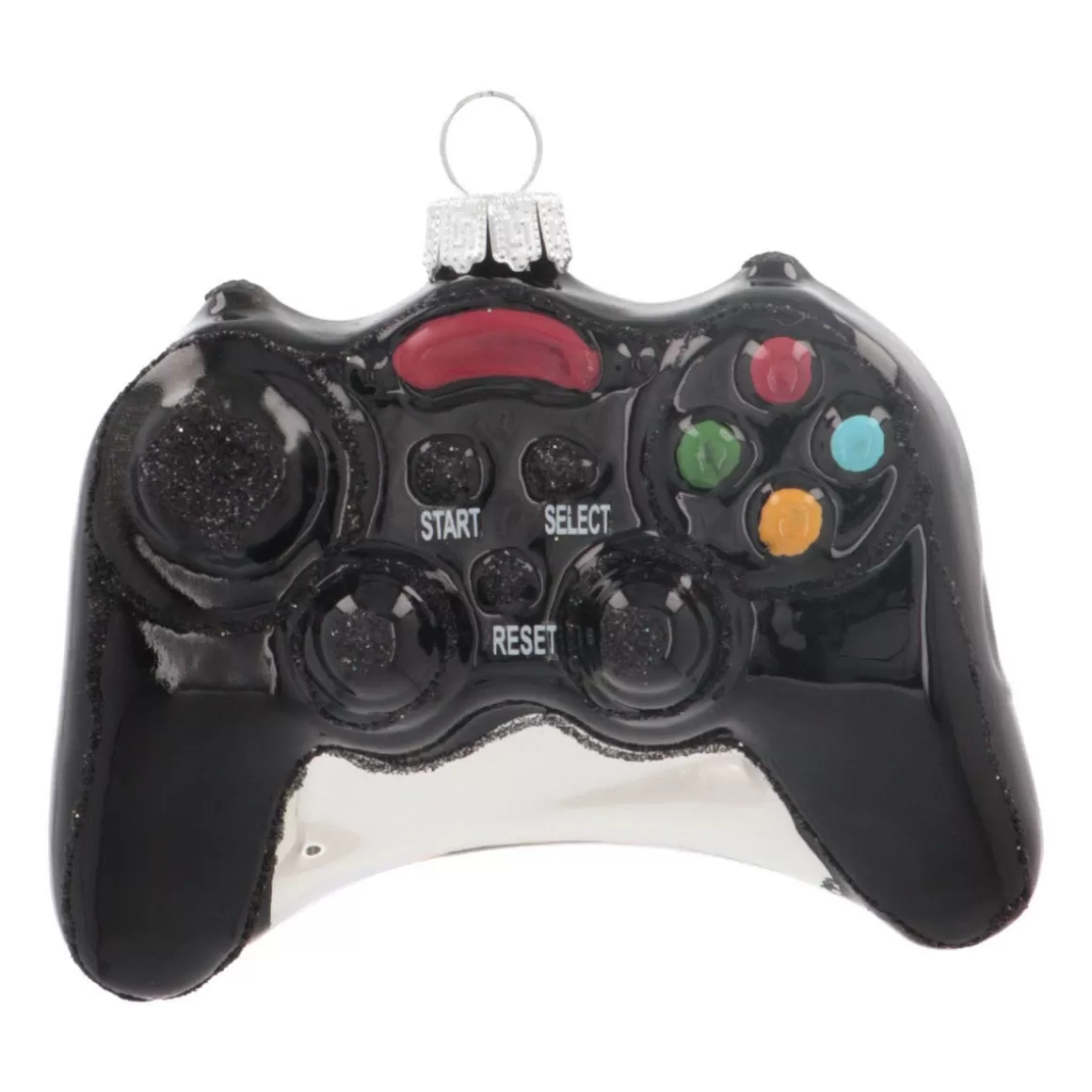 It's all about Christmas Christmas Ornaments-Game Controller Ornament | Glass | Black | 10cm