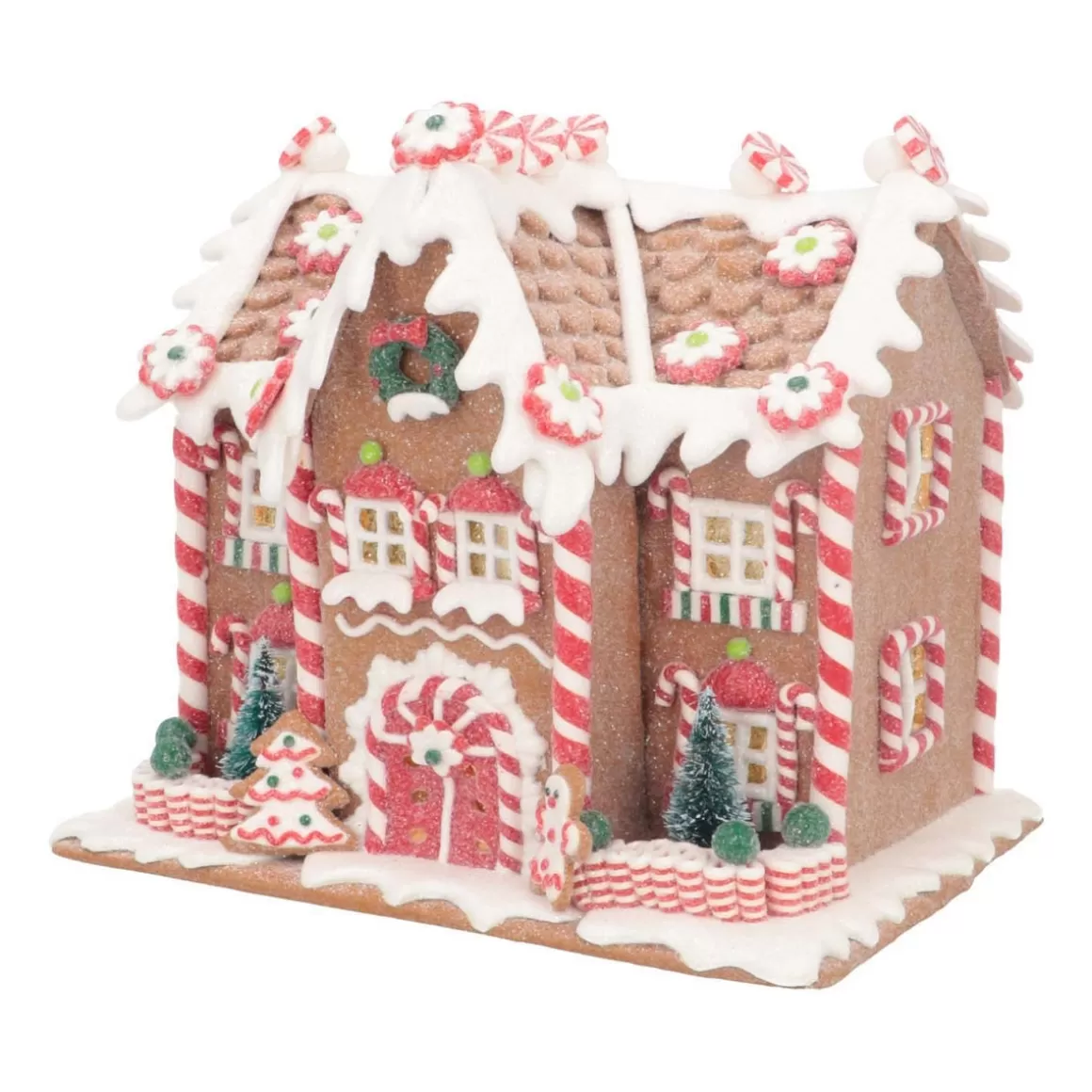 It's all about Christmas Christmas Houses In All Shapes And Sizes-Gingerbread House | Handcrafted | LED | 20cm High