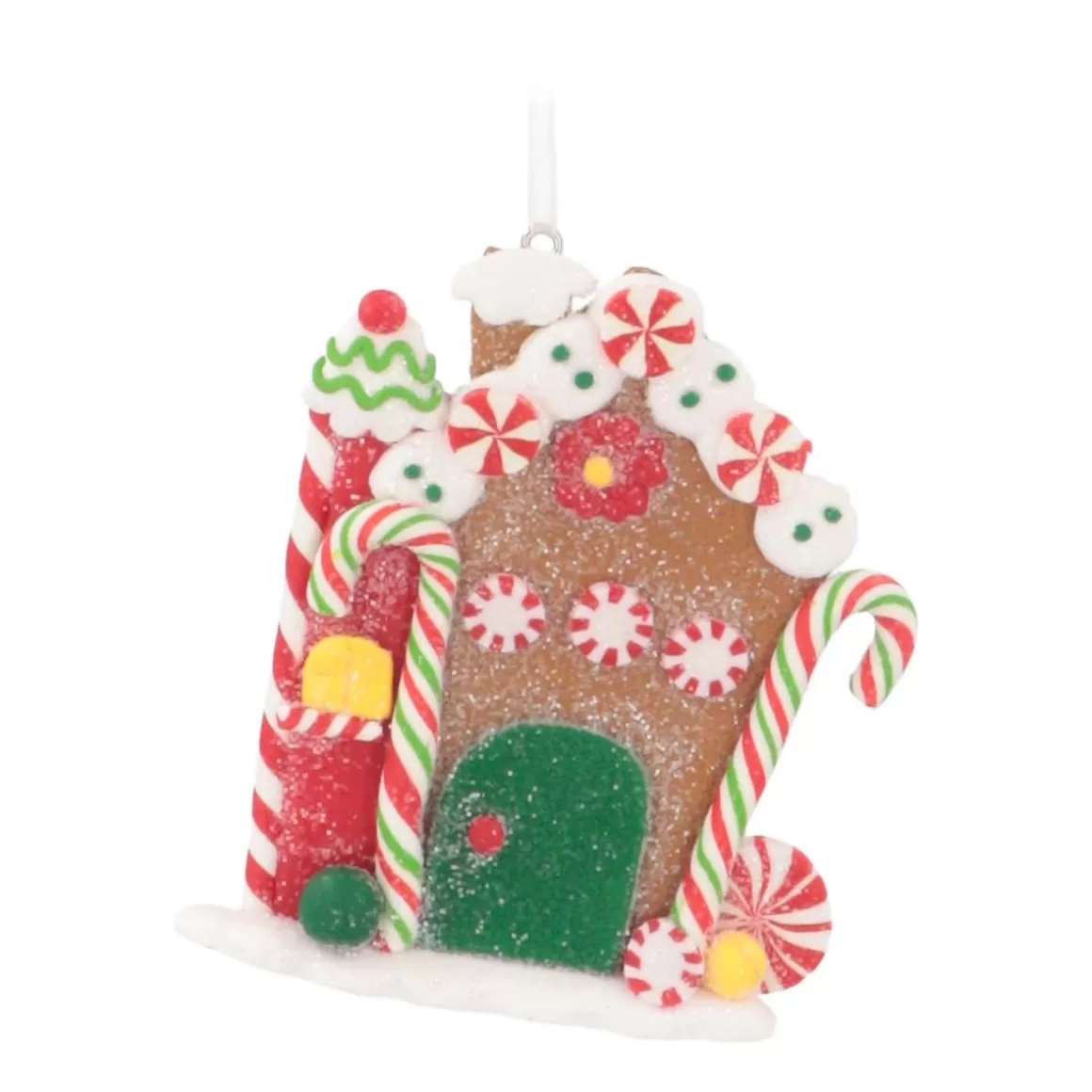 It's all about Christmas Christmas Ornaments-Gingerbread House Ornament | Clay | 10cm / 4"