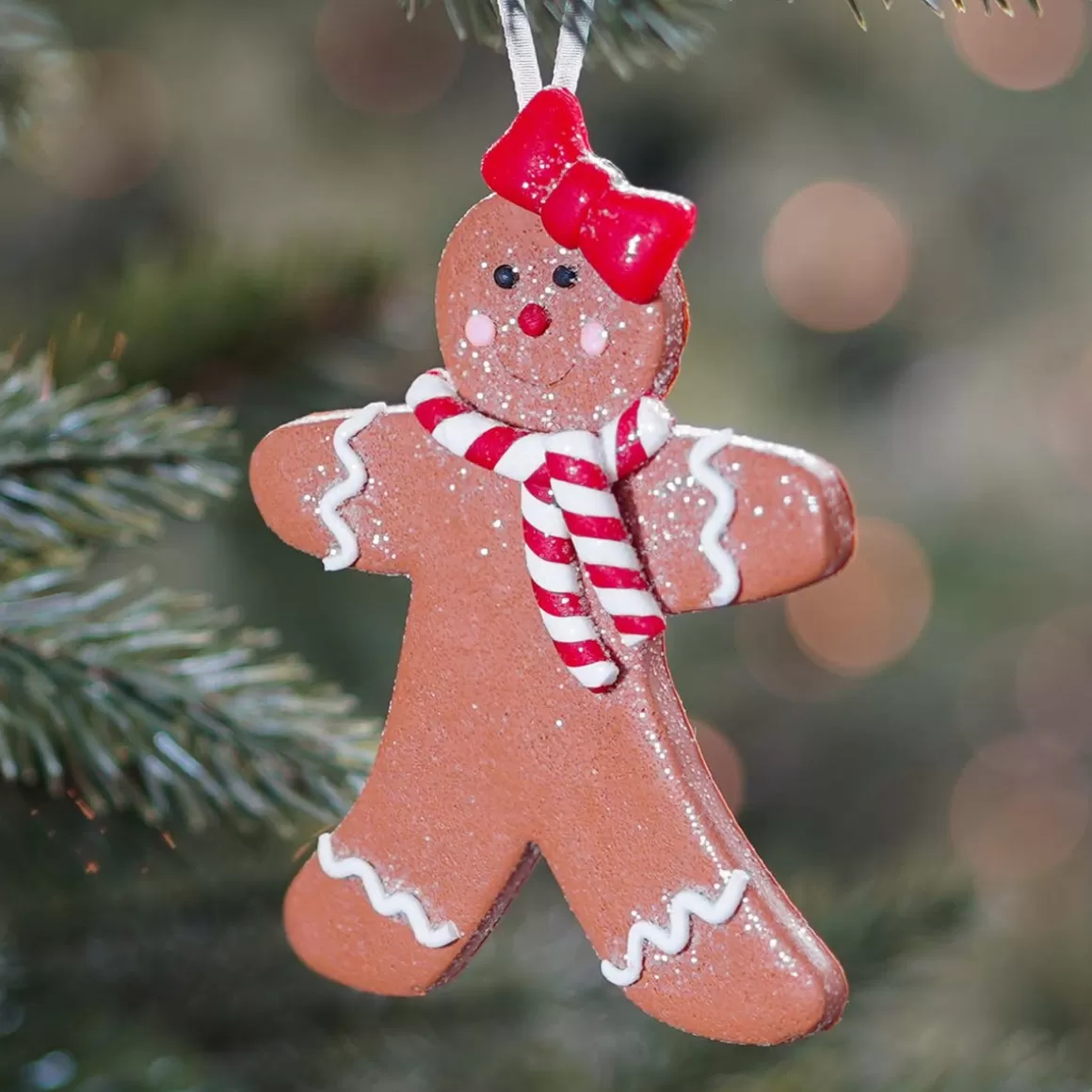 It's all about Christmas Christmas Ornaments-Gingerbread Woman Ornament | Handmade | 11 Cm