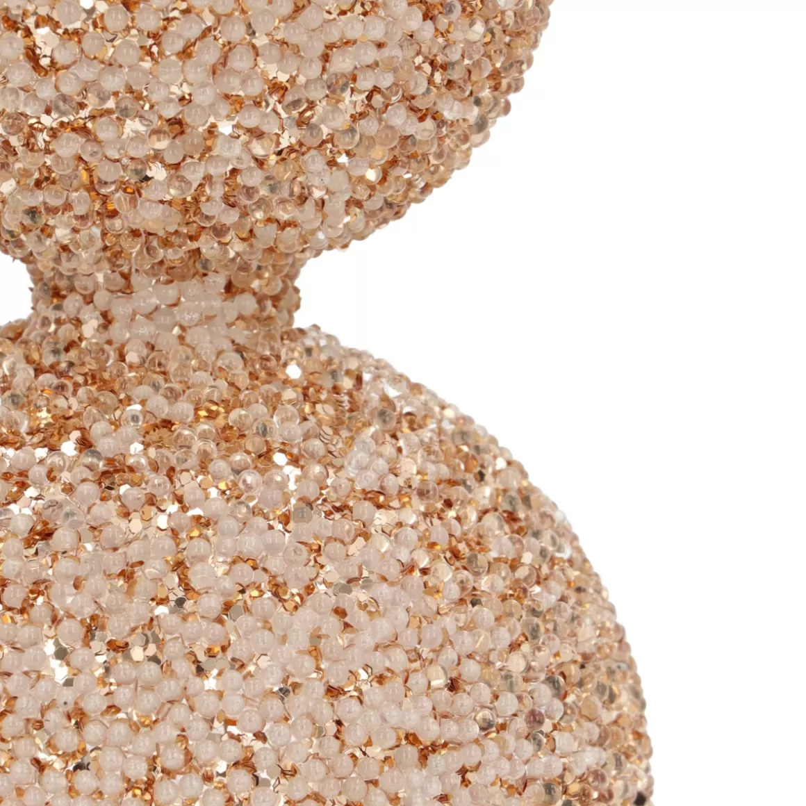 It's all about Christmas Christmastree Decorations Glass | Christmas Tree Topper-Glass Glitter Tree Topper In Cognac Color