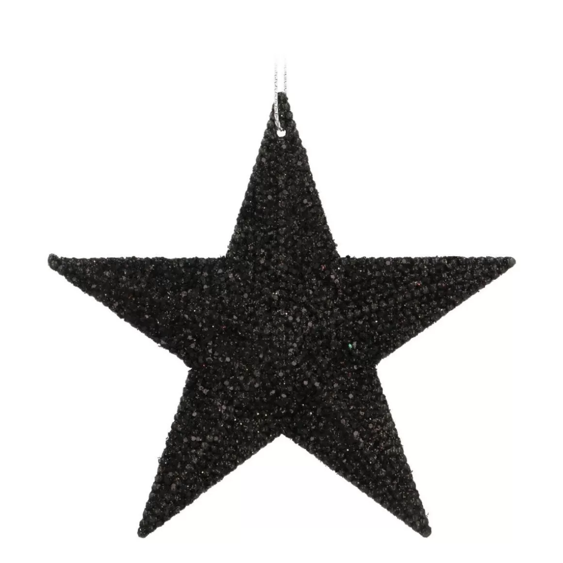 It's all about Christmas Christmas Ornaments-Glitter Christmas Star 11cm Black