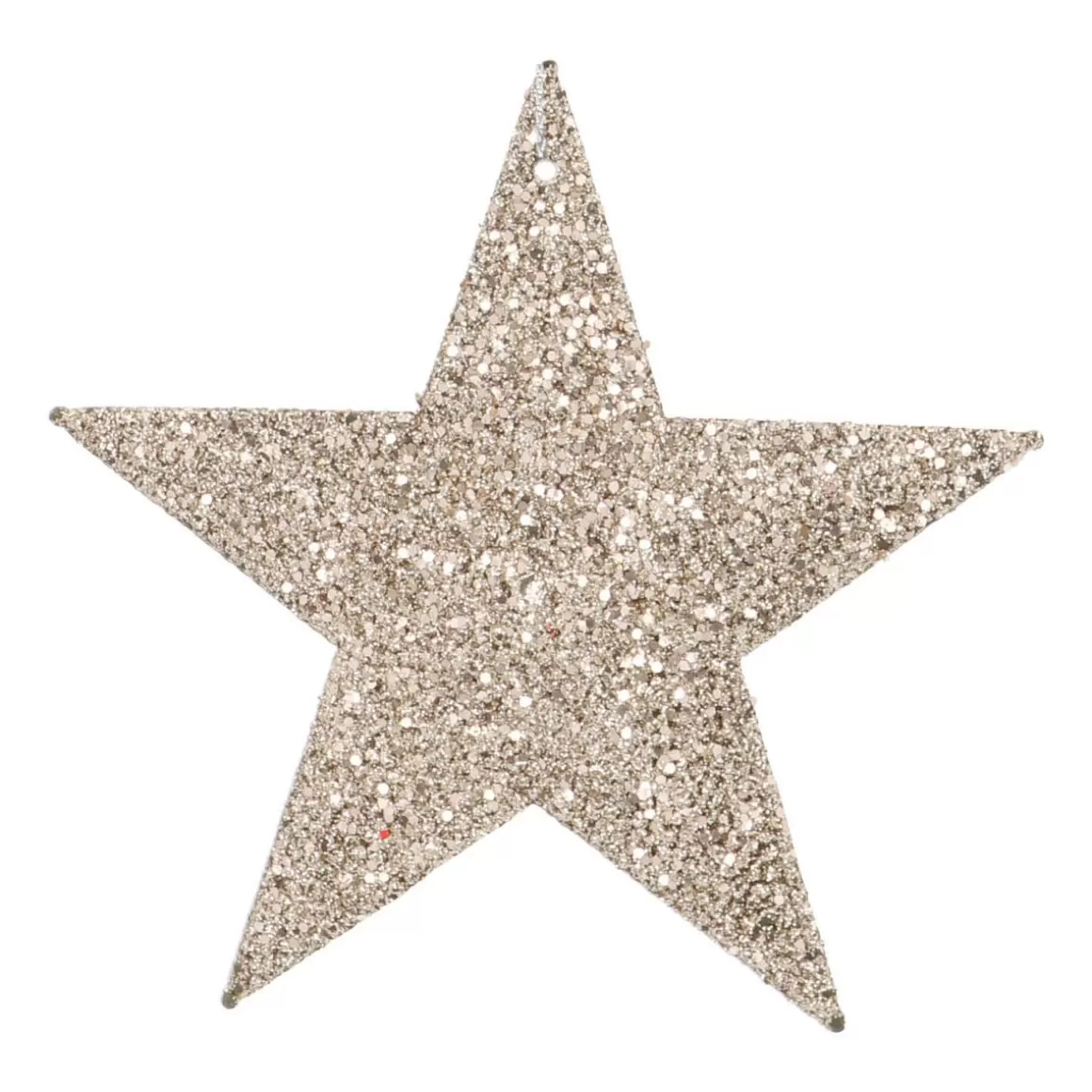 It's all about Christmas Christmas Ornaments-Glitter Christmas Star 11cm Champagne