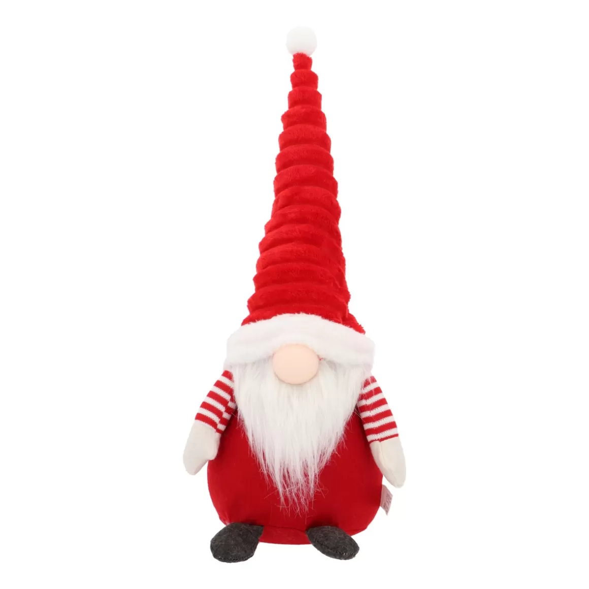 It's all about Christmas Christmas Figurines-Gnome In Red Outfit With Bendable LED Hat