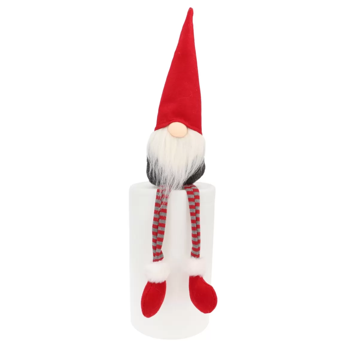 It's all about Christmas Christmas Figurines-Gnome With Dangling Legs 52 Cm Red